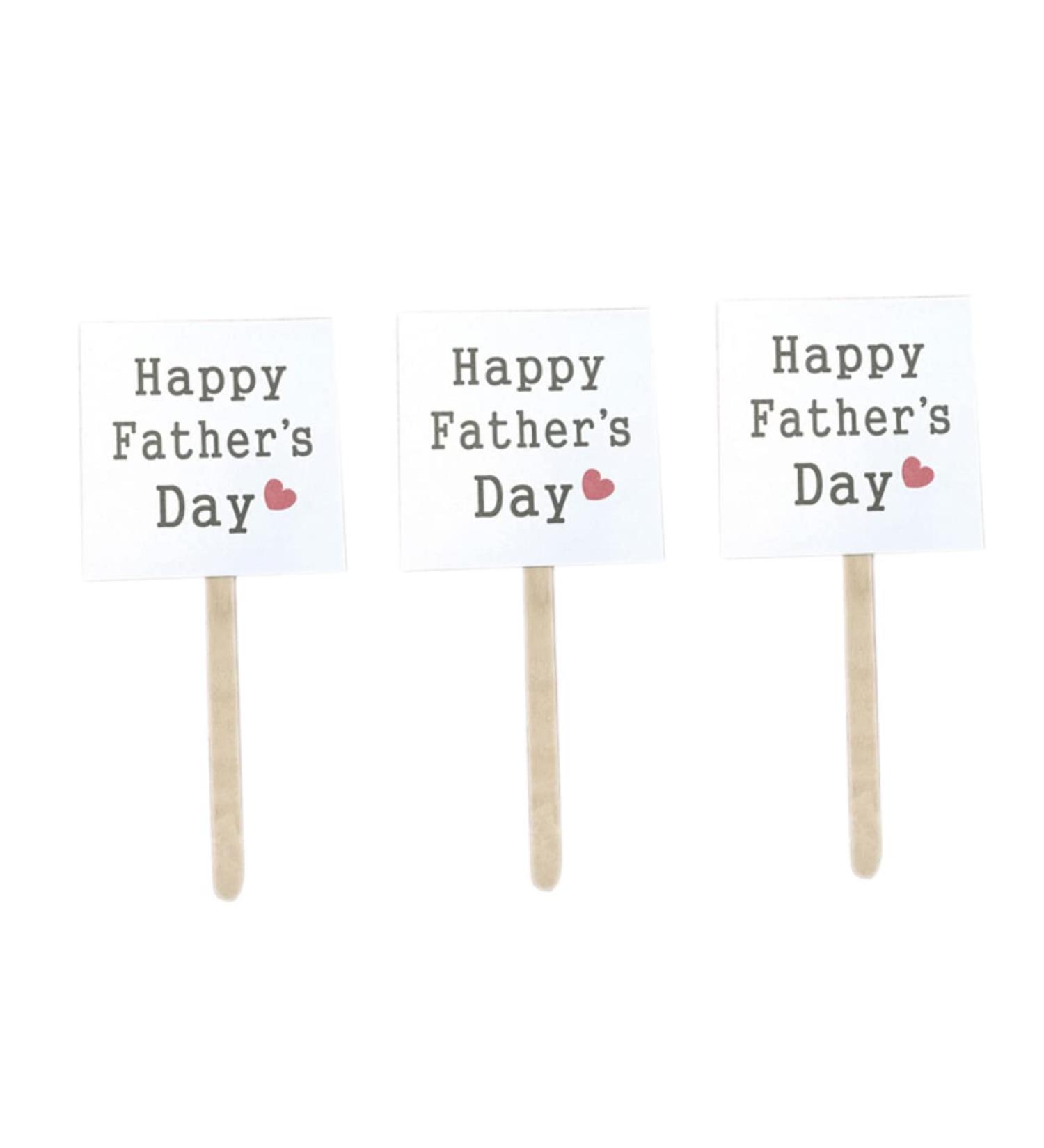 PRETYZOOM 25pcs Cupcakes Decor Cake Topper for Fathers Day Cake Picks Party Cake Picks Father's Day Cupcake Toppers Party Cake Topper Father's Day Cake Picks Top Hat Paper Cup - Buy Online on GoSupps.com