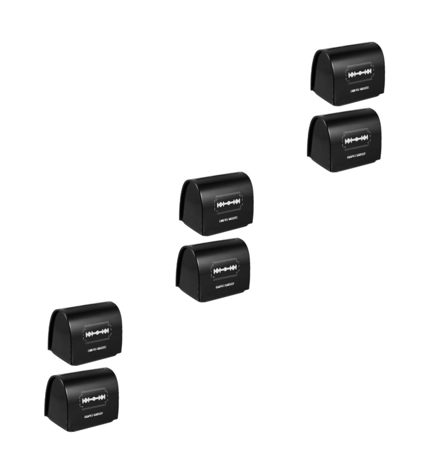 Fomiyes 6-Piece Blade Storage Box | Black Razor Holder for Sharp Objects | Blade-Caring Etui for Men's Face Razors - Buy Online on GoSupps.com