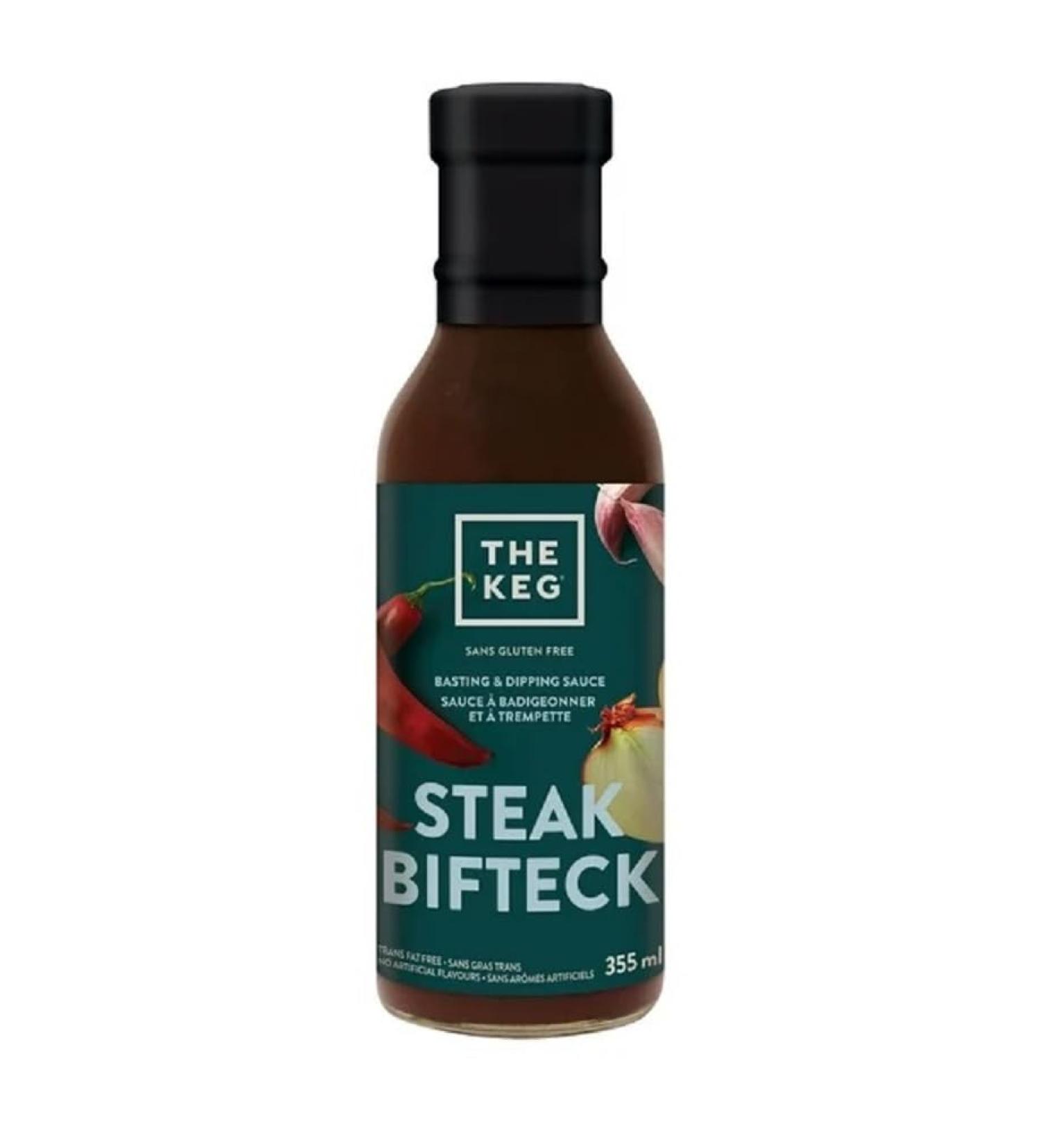 The Keg Steak Bifteck Basting & Dipping Sauce Liquid 355 mL Gluten-Free (Steak Bifteck) (Steak)
