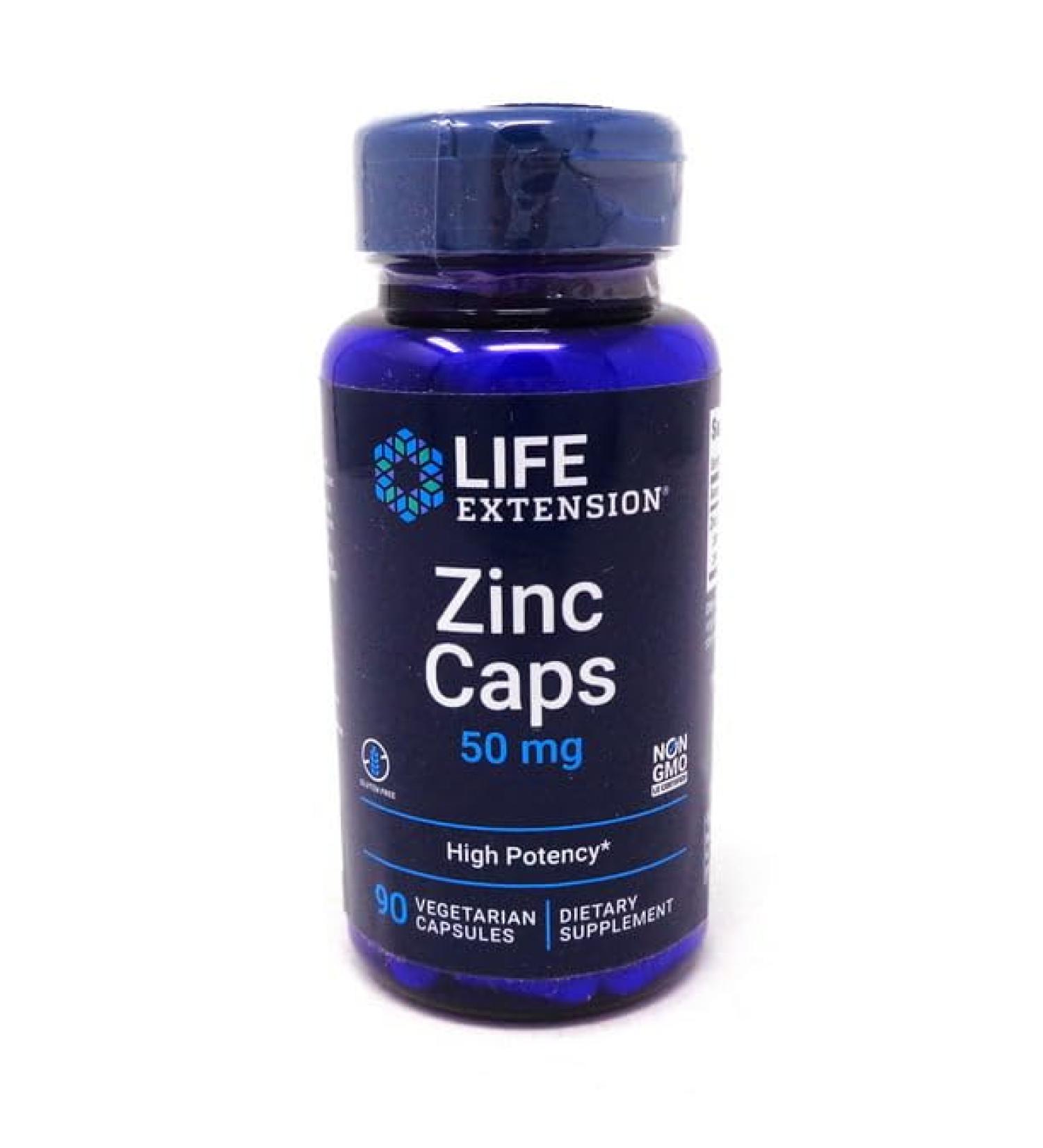 IKJ Zinc Caps 50 mg 90 Veg Caps