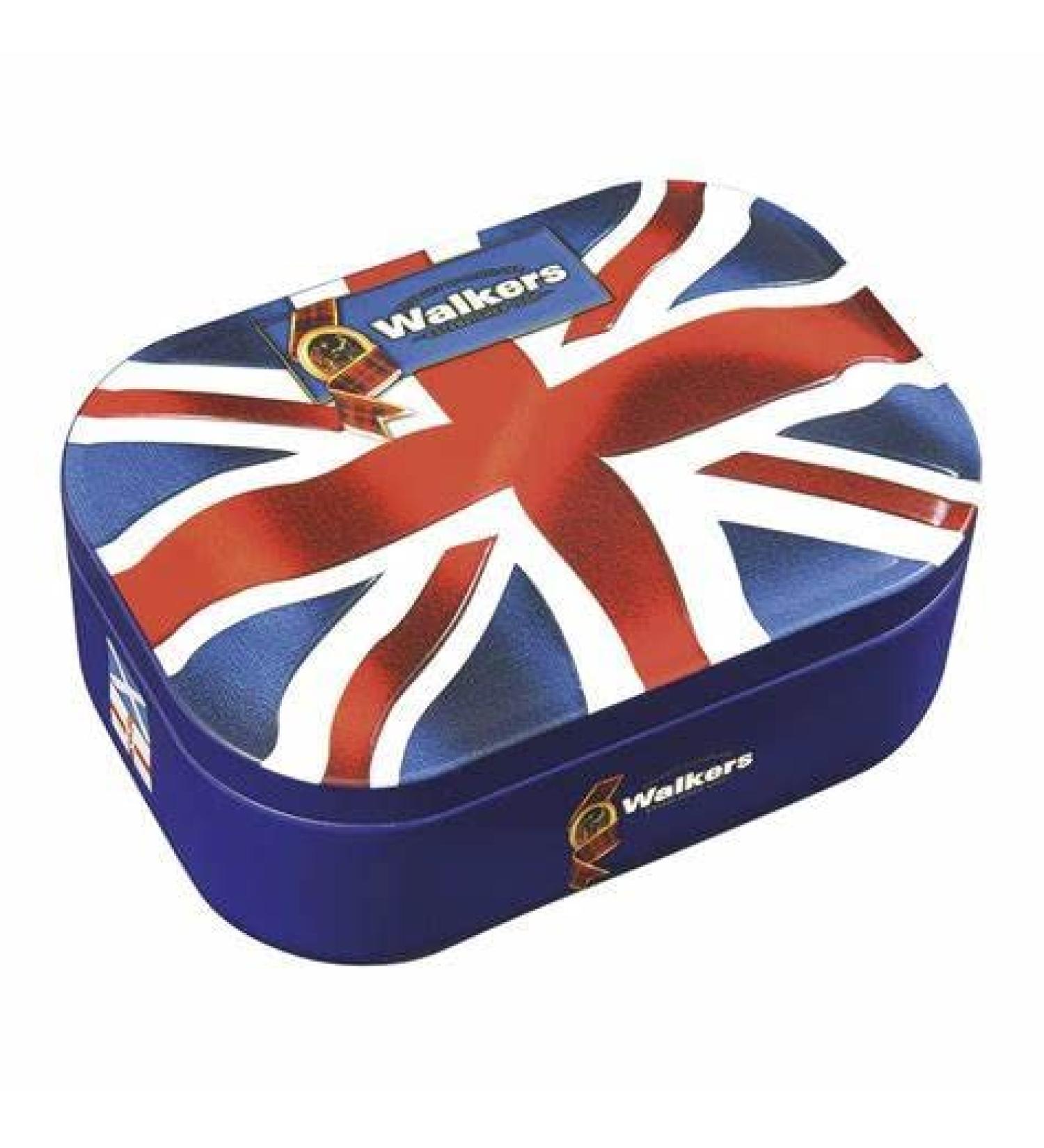 Walkers Pure Butter Union Jack Shortbread Tins 120g (1 Tin) - Buy Online on GoSupps.com
