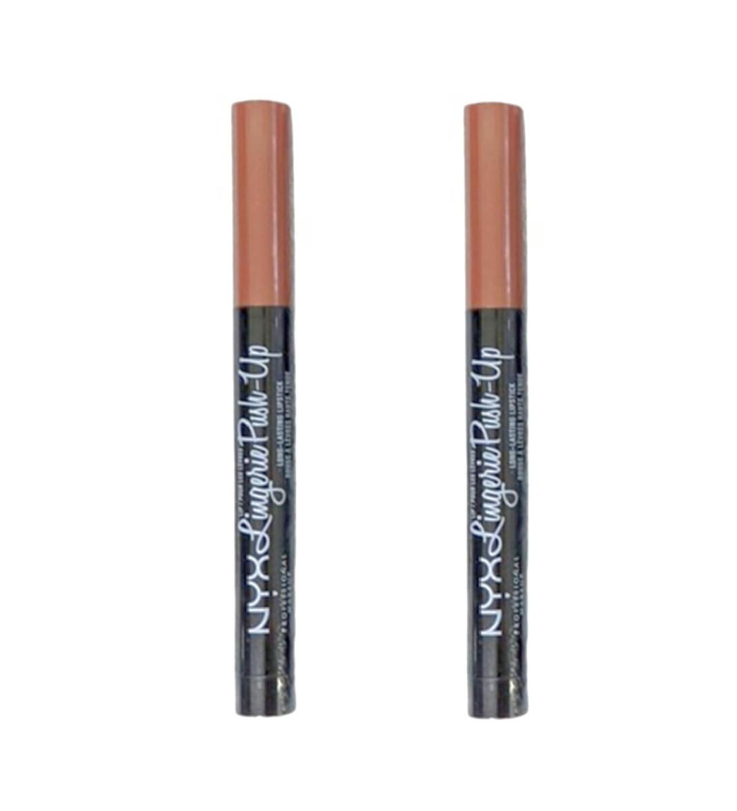 NYX Lip Lingerie Push-Up Long Lasting Lipstick - Pack of 2 Lace Detail | International Shipping Available - Buy Online on GoSupps.com