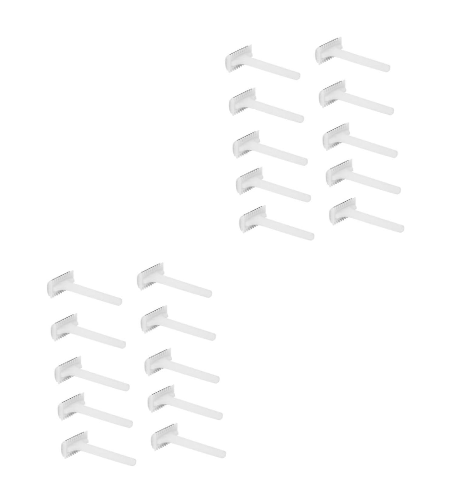 FRCOLOR 50 Pcs Disposable Skin Shavers & Wax Burners | Men's Razors Reusable Straws & More | International Shipping - Buy Online on GoSupps.com