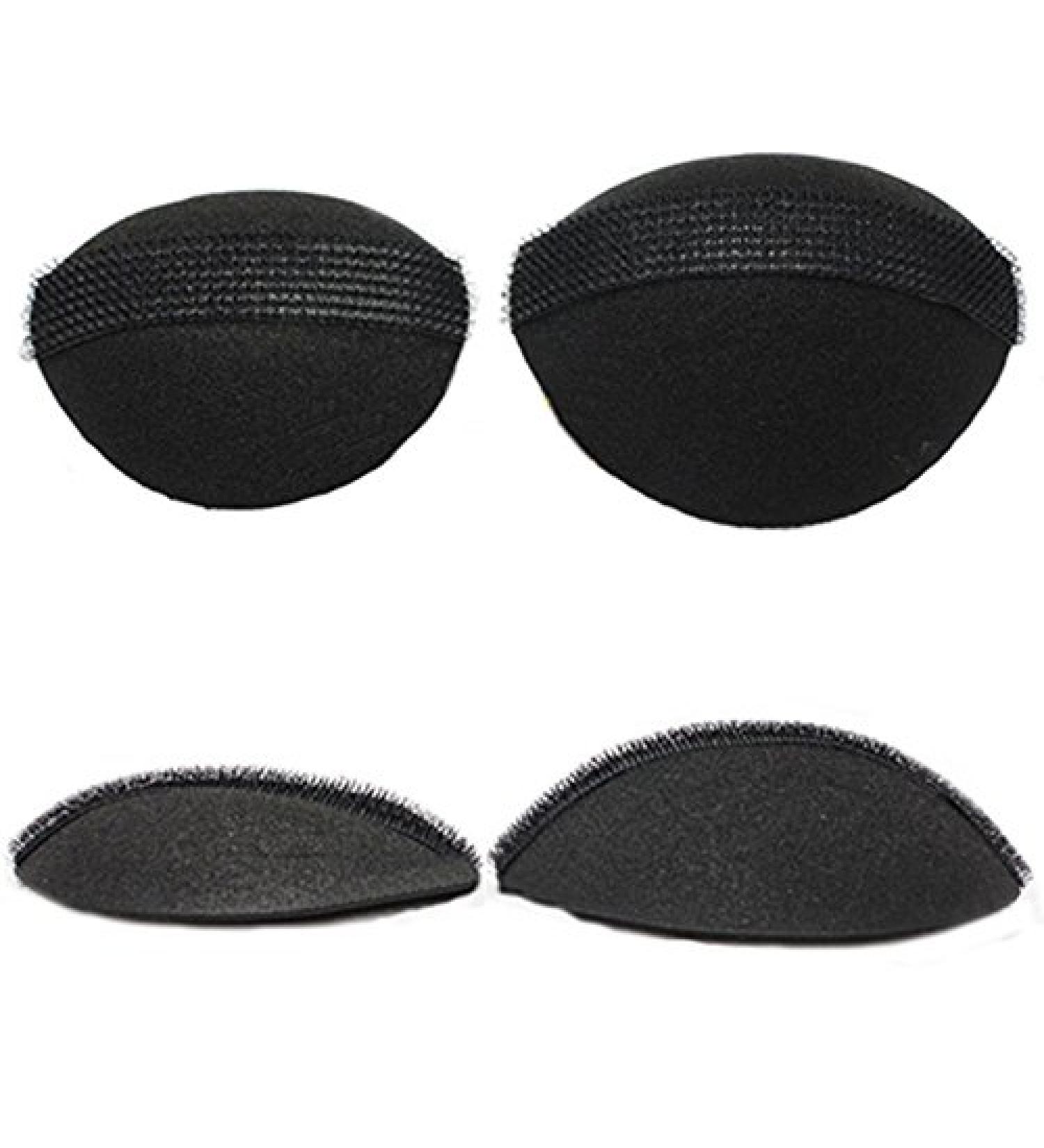 Buy 2-Pack Invisible Fluffy Hair Clips & Puff Pillows - Perfect Hair Accessories for Women & Girls (Black 2 Sizes) - Buy Online on GoSupps.com