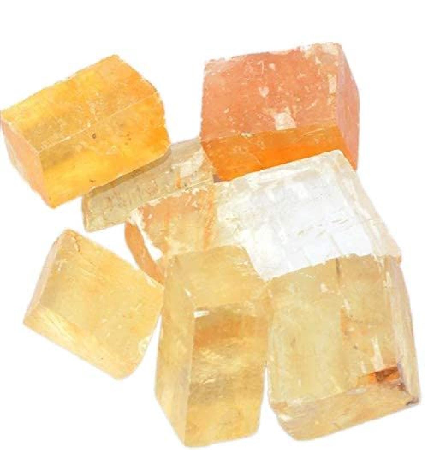 1pc Natural Crystal Gemstone Raw Calcite Stone Yellow Rough Calcite for Decoration Chakra Reiki Balancing - Buy Online on GoSupps.com