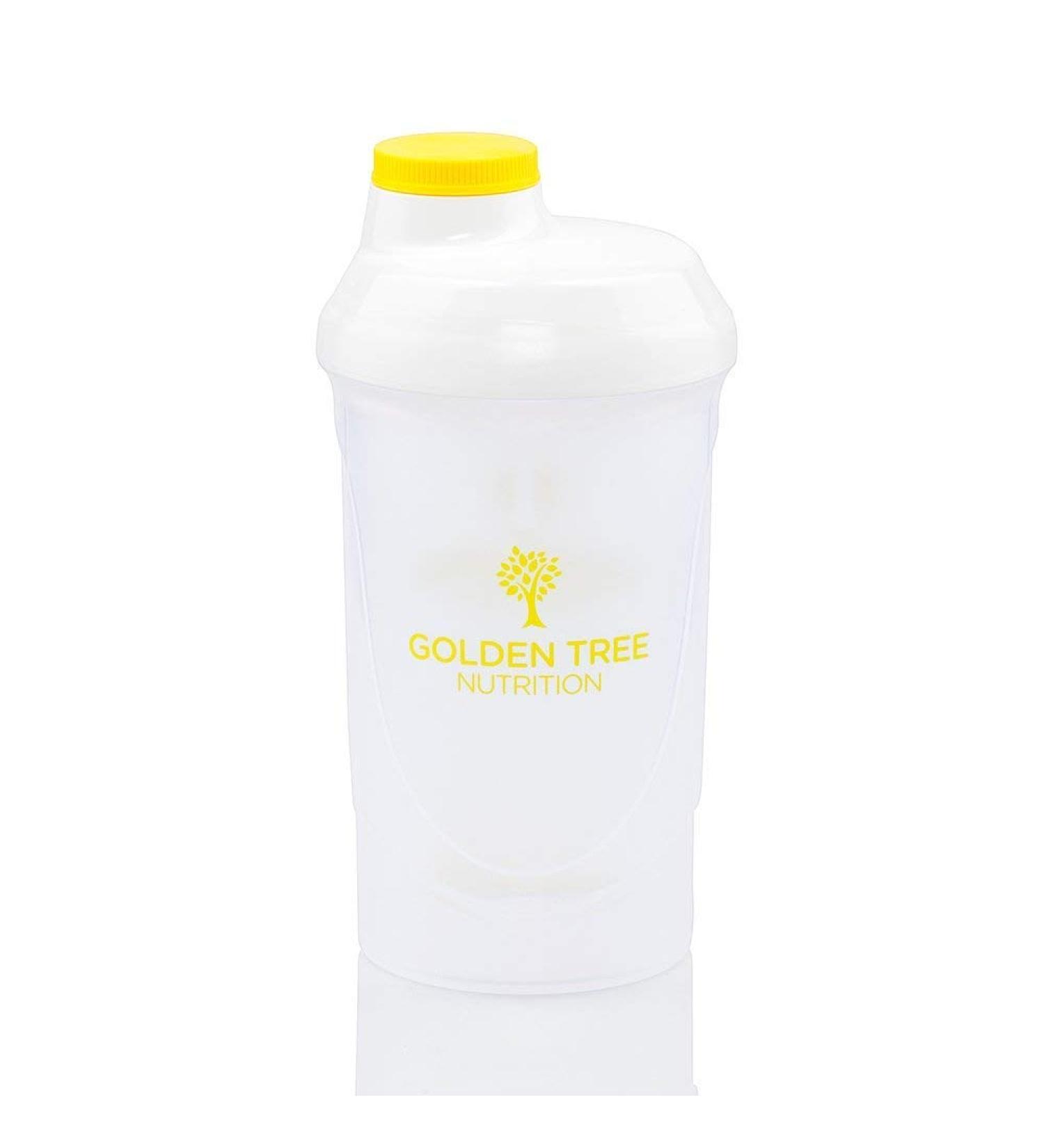 GOLDEN TREE 600ml Wave Protein Shaker - BPA and DEHP Free - 100% Leakproof - Buy Online on GoSupps.com