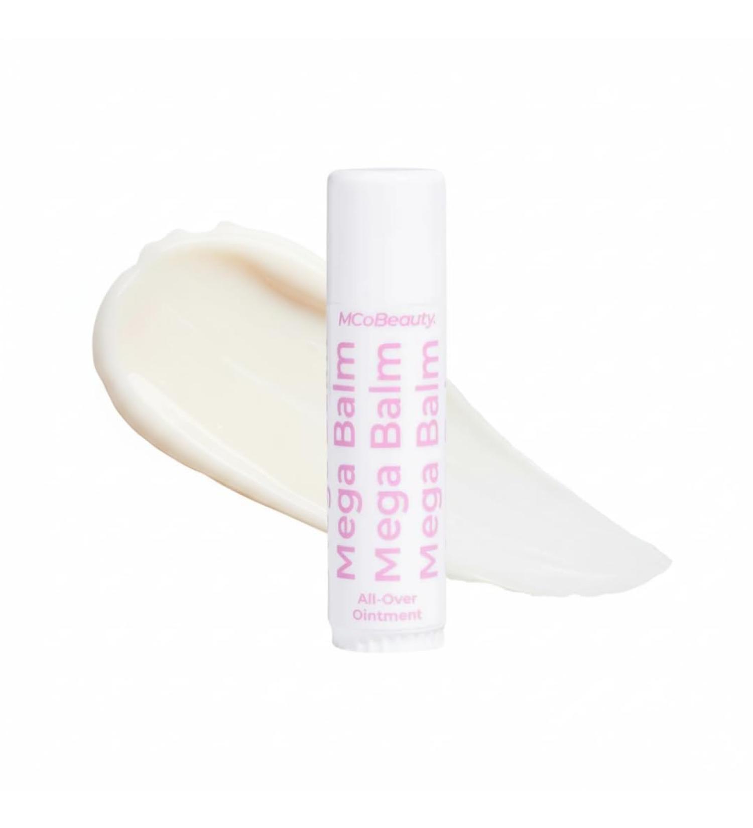 MCoBeauty - Mega Balm All-Over Ointment - Multi-Purpose Coconut-Scented Balm for Hydrating Lips Elbows and Cuticles - Conditioning Blend - Versatile Versatile Lip Balms & Moisturizers - Buy Online on GoSupps.com