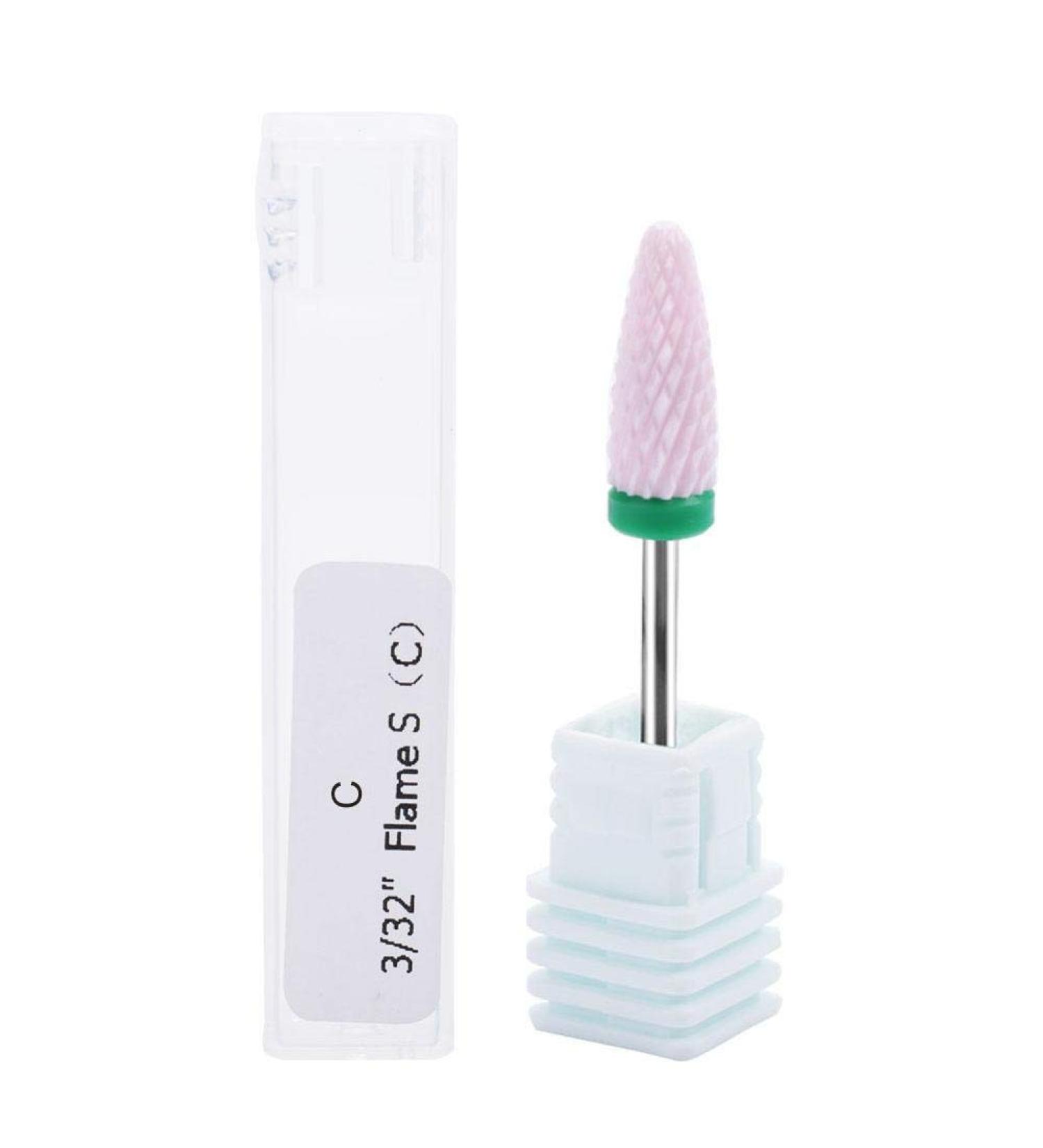 Nail shop professional nail polisher nail manicure tool 5 Types Ceramic Cylinder Shape Grinding Head Nail Drill Bit for Nail Polishing Manicure Tools(04#) - Buy Online on GoSupps.com