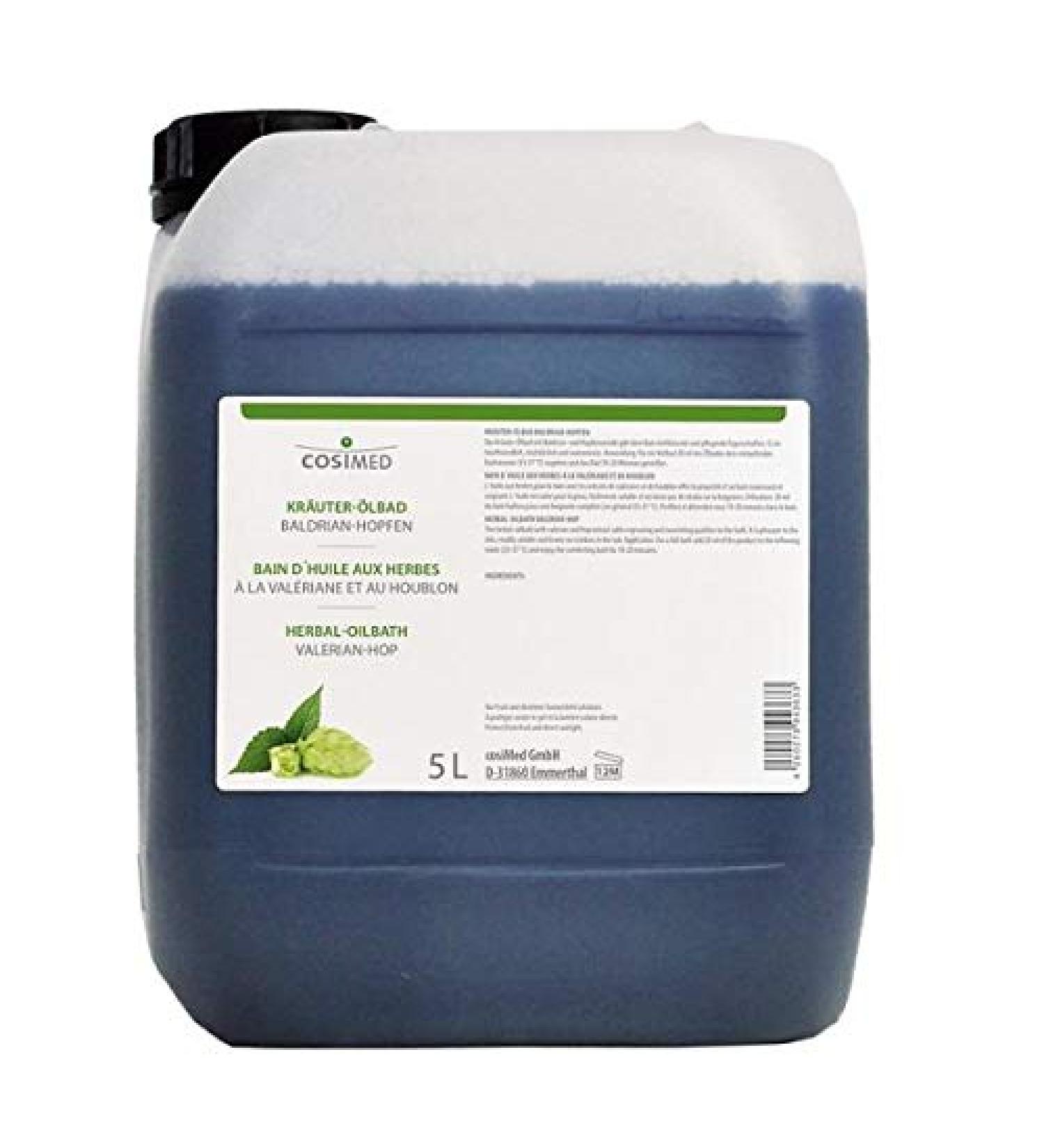 Herbal Oil Bath Valerian-Hops 5 l Canister Bath Additive