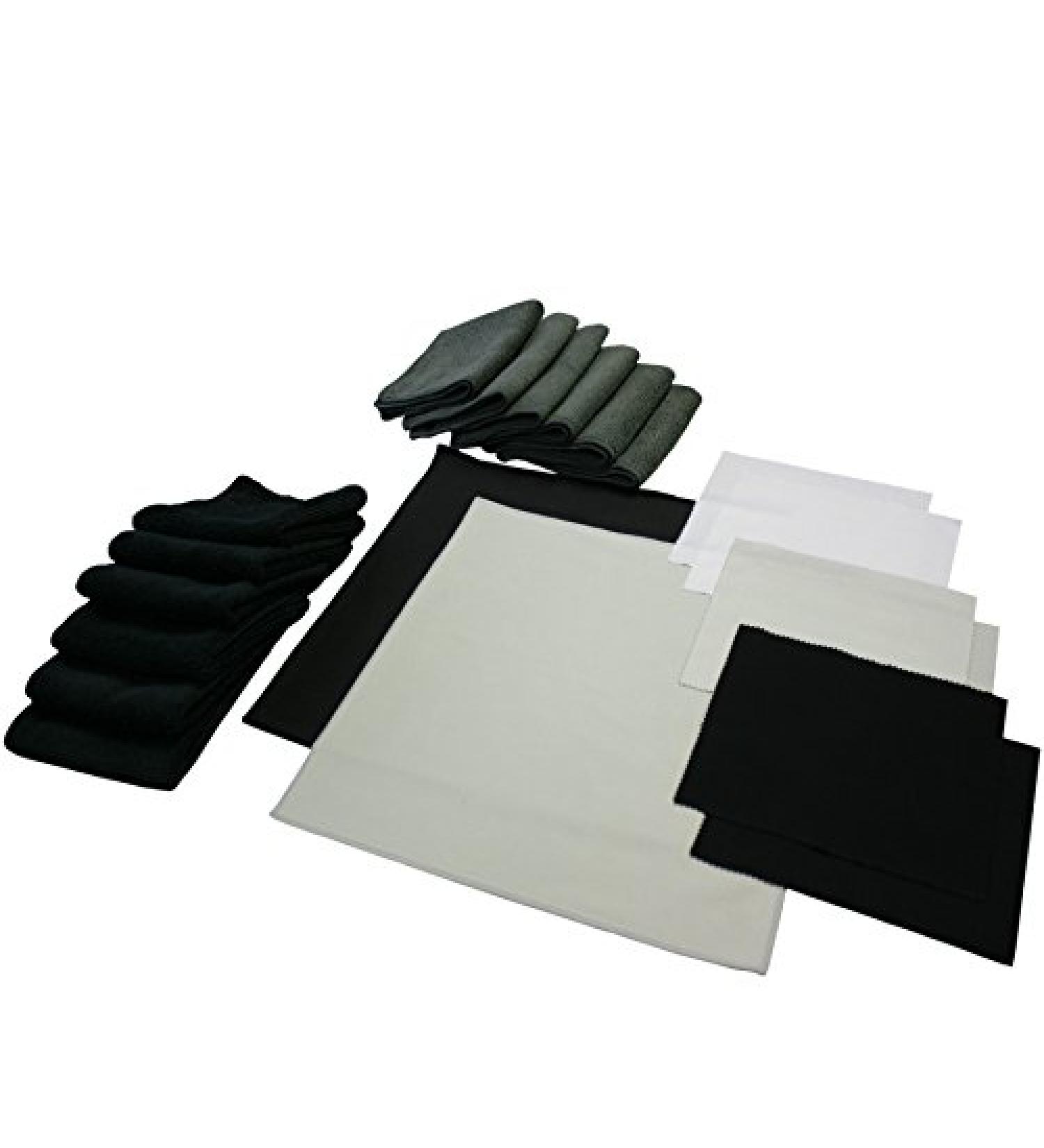 The Rag Company 20-Piece Professional Microfiber Firearm/Gun/Reel Cleaning Kit - Hunting & Fishing Equipment Towels - Buy Online on GoSupps.com