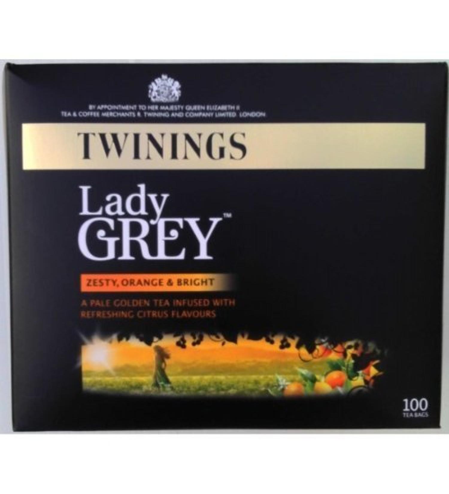 Twinings Lady Grey Tea Bags 100's by N/A