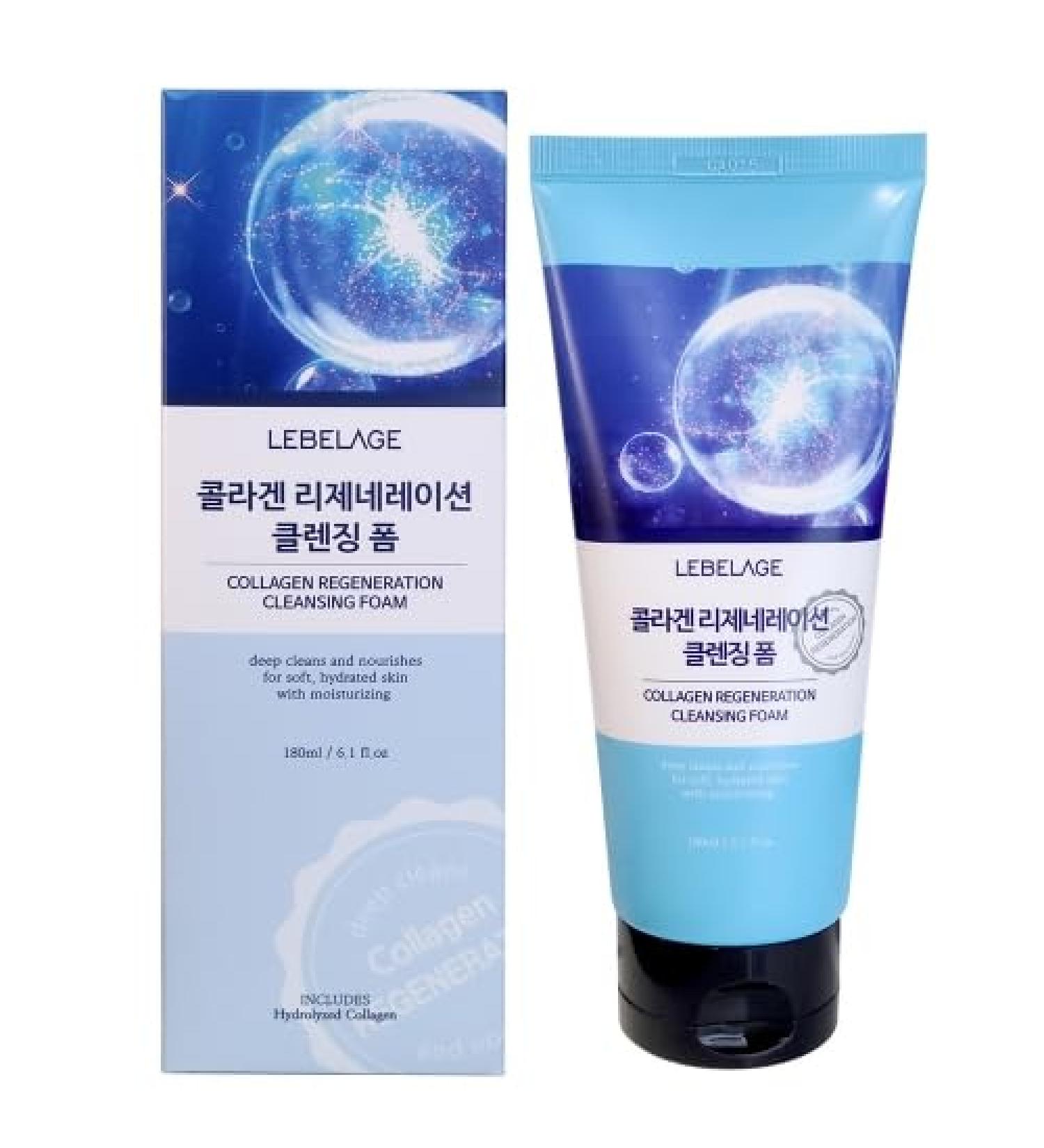 Collagen Regeneration Deep Cleansing Hydrating Foam Face Wash 180ml