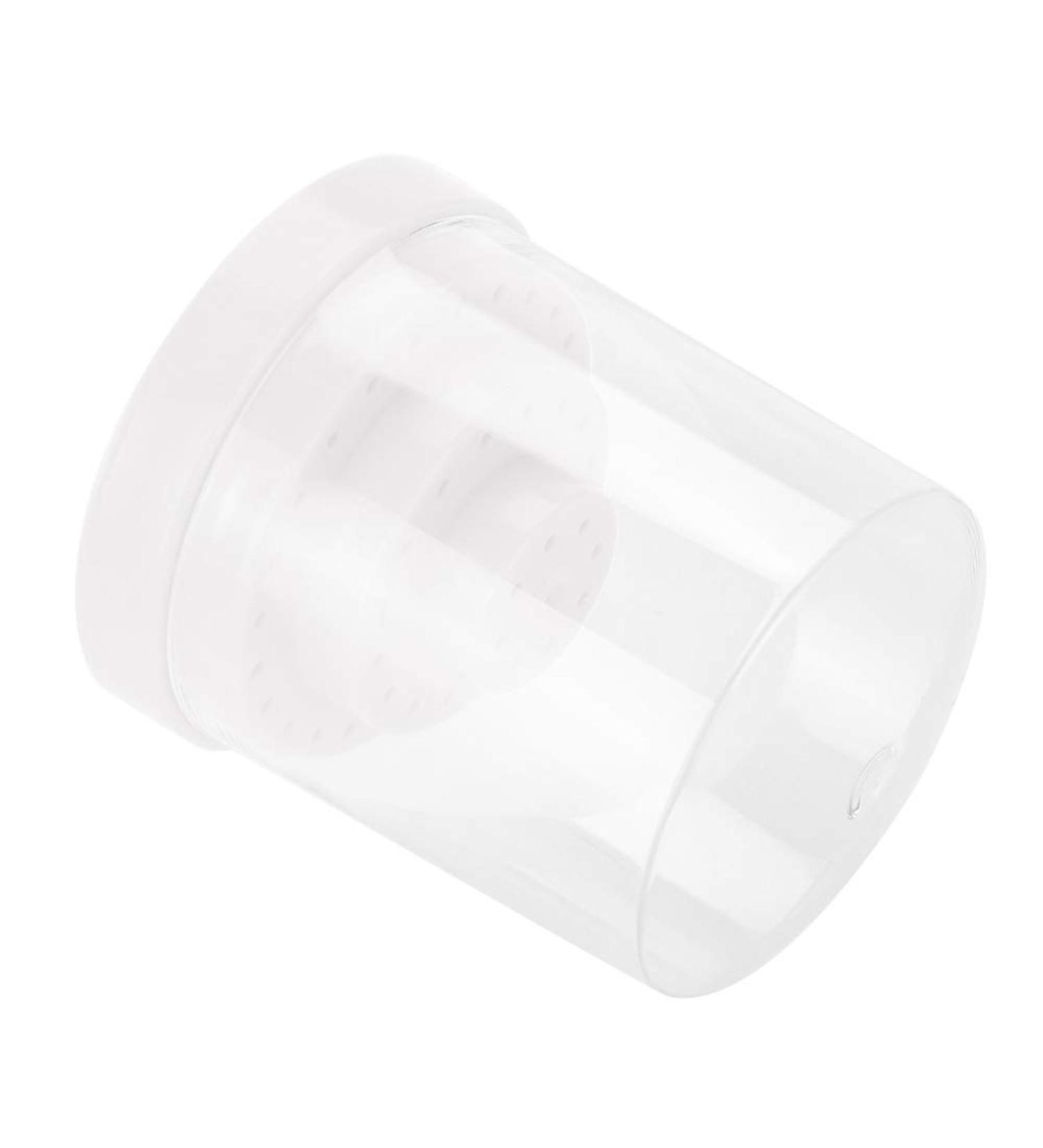 48 Holes Nail Art Plastic Nail Drill Stand Holder Convenient and Well-Organized for Grinding Carving Tools Salon Display Option (White) - Buy Online on GoSupps.com