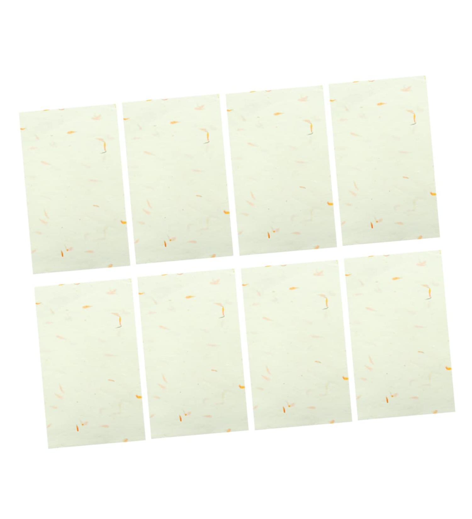 Lurrose 40 Sheet Rice Paper Cardstock Paper Ink Sumi Xuan Paper Chinese Calligraphy Hand Made Ink Painting - Buy Online on GoSupps.com