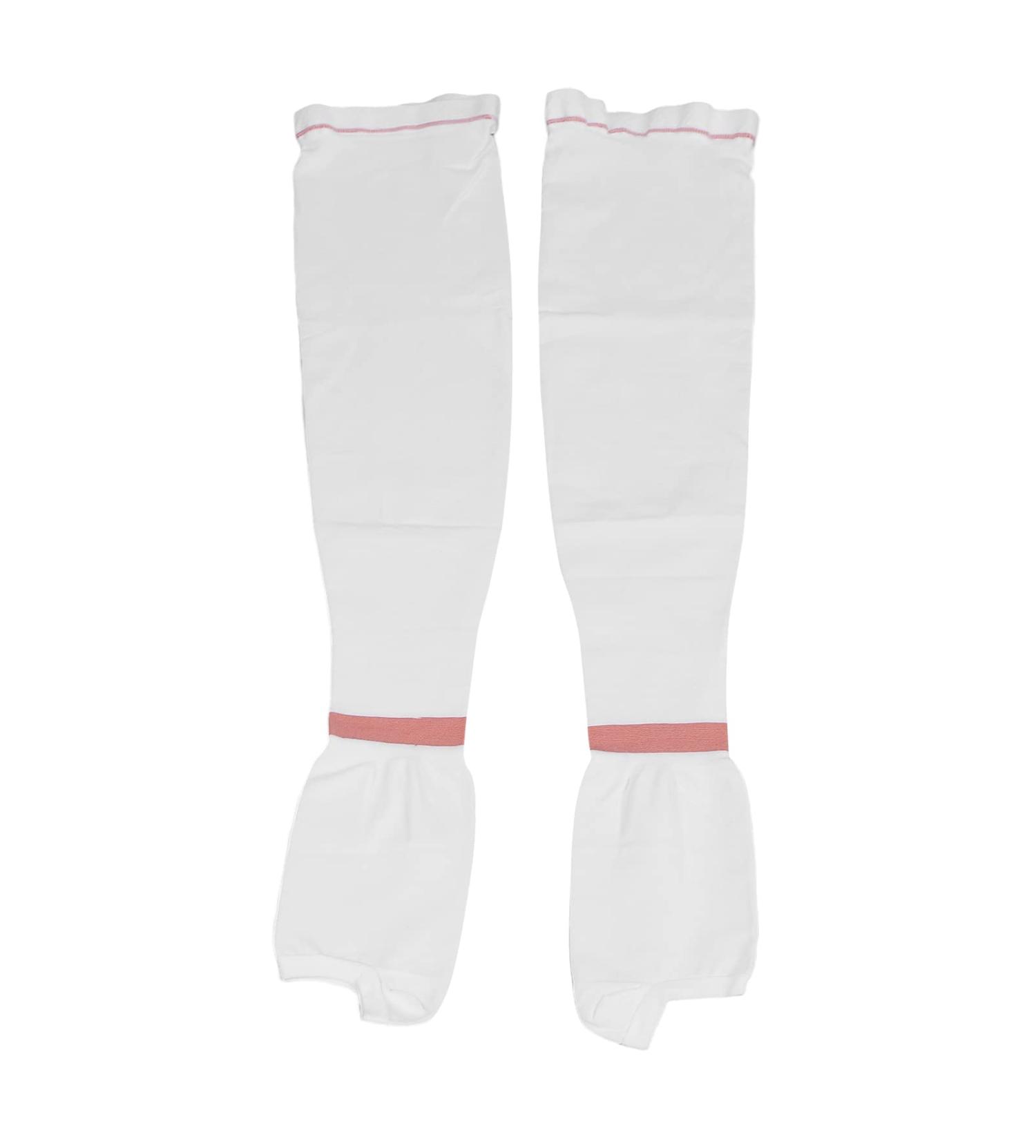 Fyearfly Compression Stockings - 15-20 mmHg Breathable Thigh High Support Stockings for Optimal Comfort - White - Buy Online on GoSupps.com