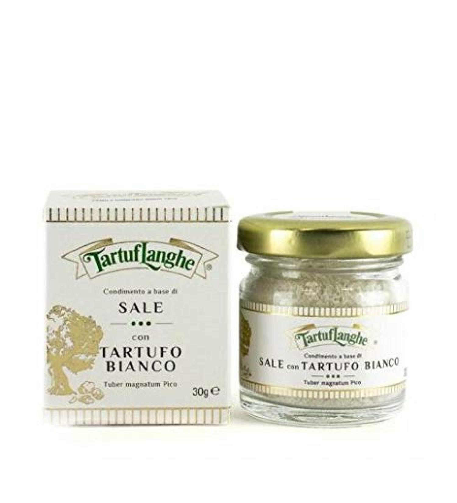 TartufLanghe Gu rande gray salt with white truffle 30 g. Turtles. 12 pcs.