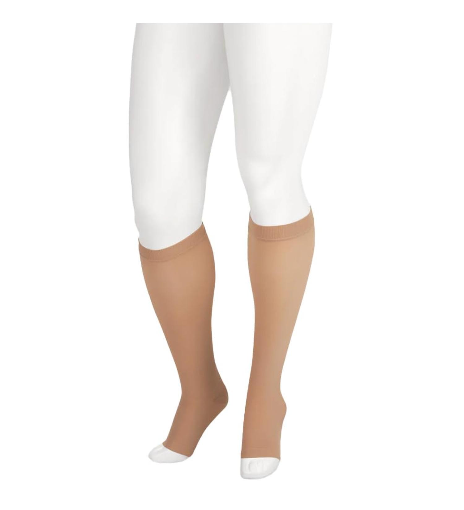 Juzo Soft 2002 30-40mmhg Knee-High Compression Open Toe Stocking 3 Beige