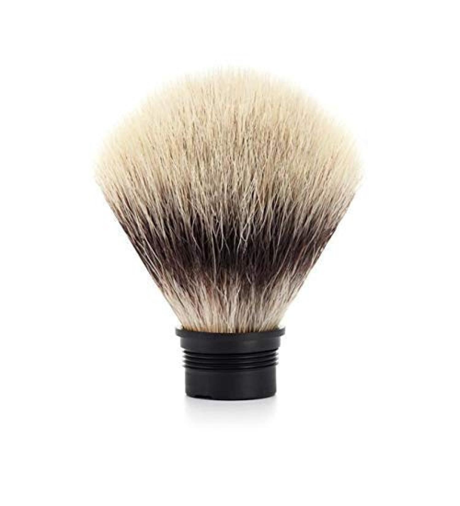 M HLE Silvertip Fibre Accessories Brush Head - Traditional Rocca & Hexagon Series for Exceptional Shaving Experience - Buy Online on GoSupps.com