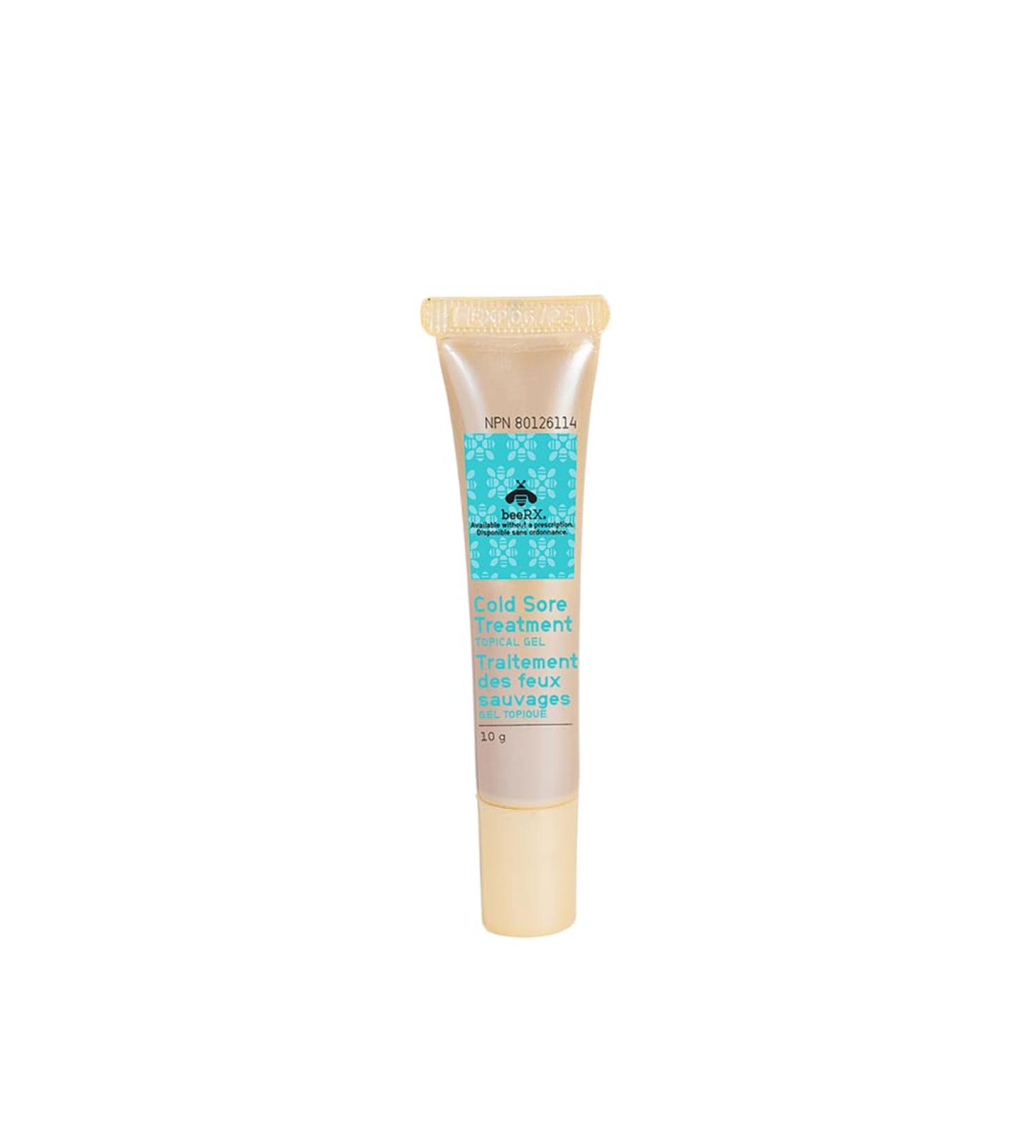 Bee Rx Cold Sore/Fever Blister Gel 0.35 oz. Docosanol-Free Medicated 20% Glycerin - Buy Online on GoSupps.com