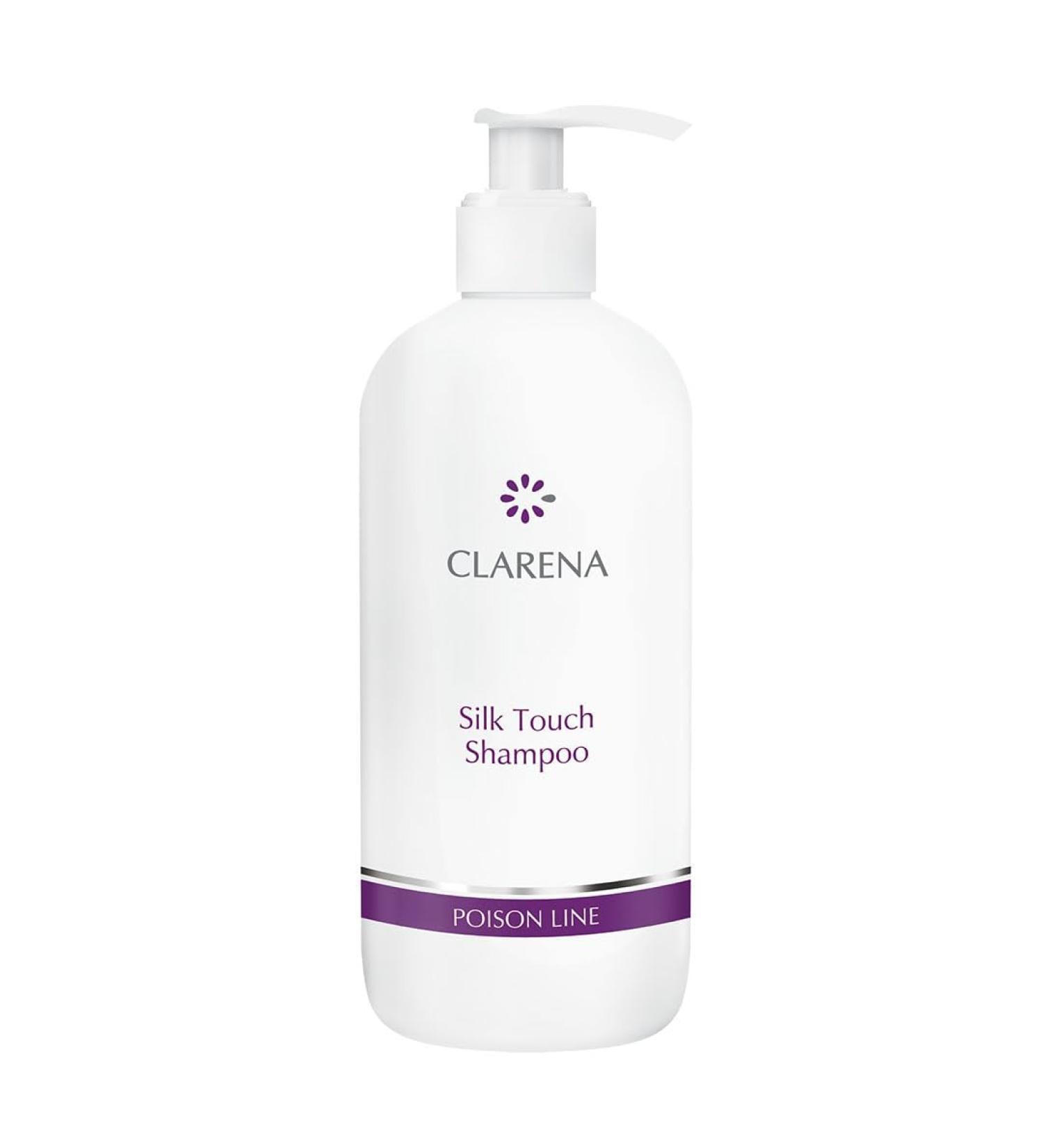 Clarena - Regenerating and moisturizing shampoo 500 ml - Silk Touch Shampoo - Shampoo with silk hyaluronic acid and peptides - Smoothing shampoo for dry and damaged hair - Buy Online on GoSupps.com