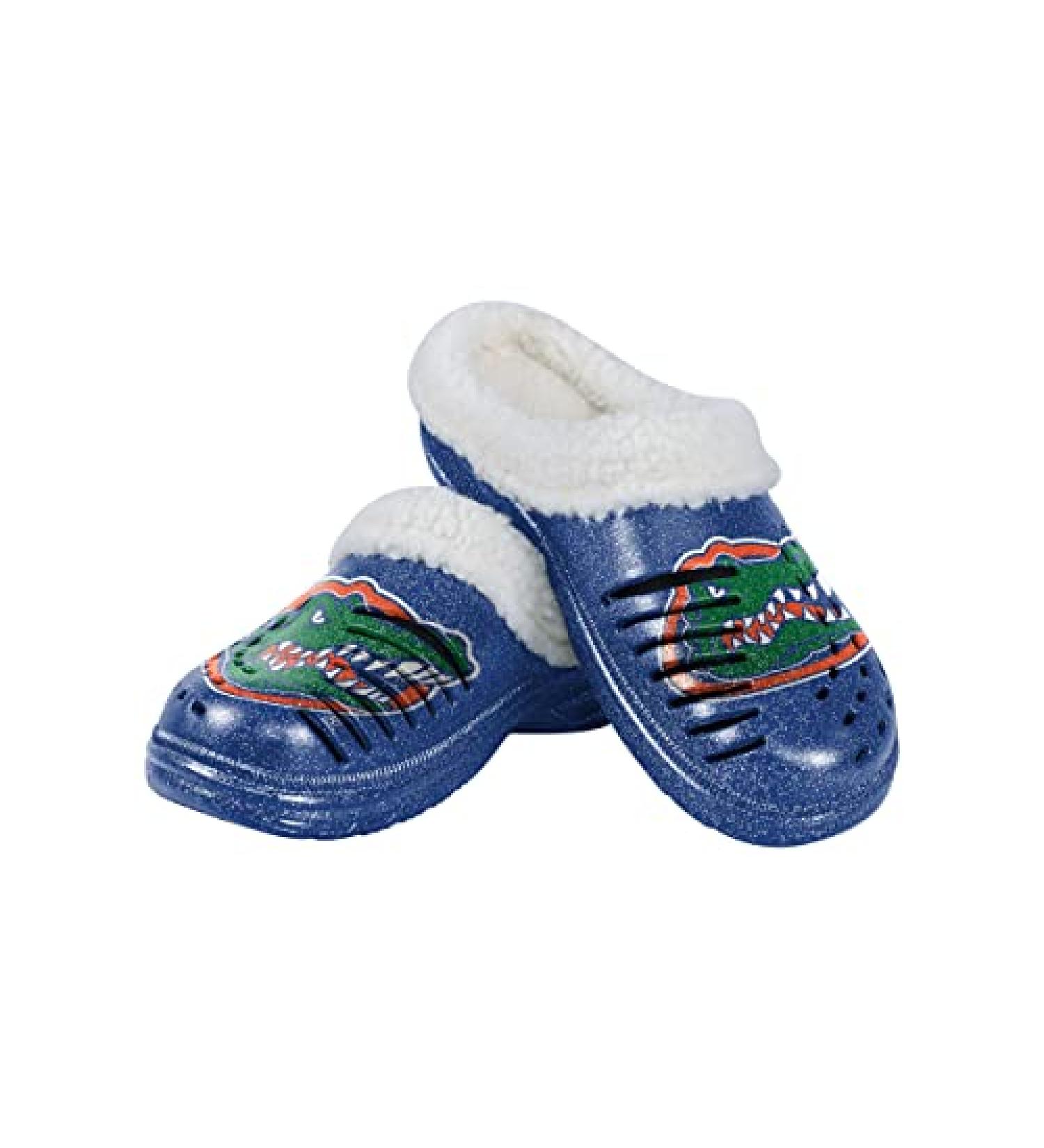 FOCO Florida Gators Women's NCAA Sherpa Lined Glitter Clogs | Size 7-8 - Buy Online on GoSupps.com