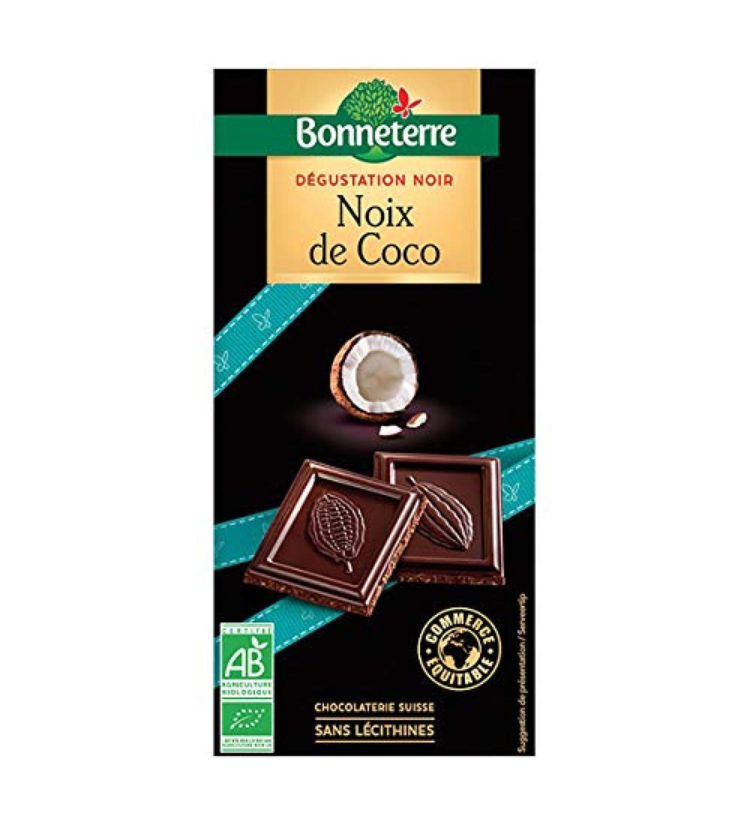 Bonneterre - Dark Chocolate Coconut Bar 85G - Unit - Buy Online on GoSupps.com