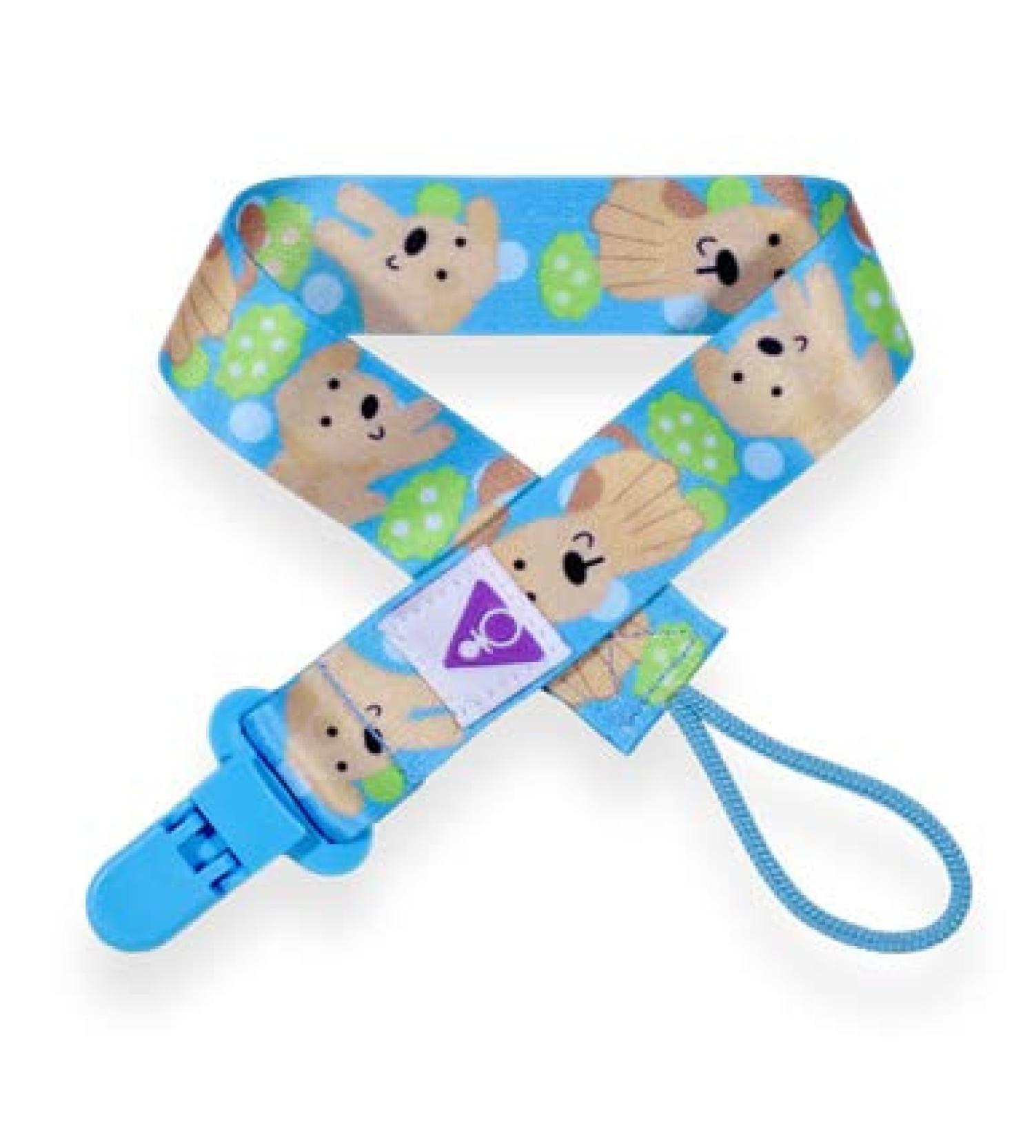 Pacifier Addict - Adult Pacifier Clip/Lanyard - Playful Puppies