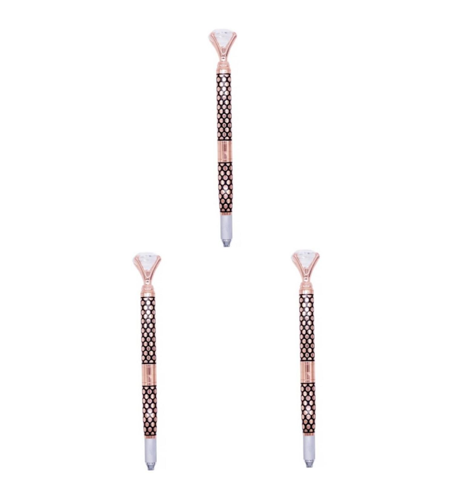 Beavorty 3pcs embroidery pen microblading pen permanent pen eyebrow pen makeup pen machine pen 3d double head - Buy Online on GoSupps.com