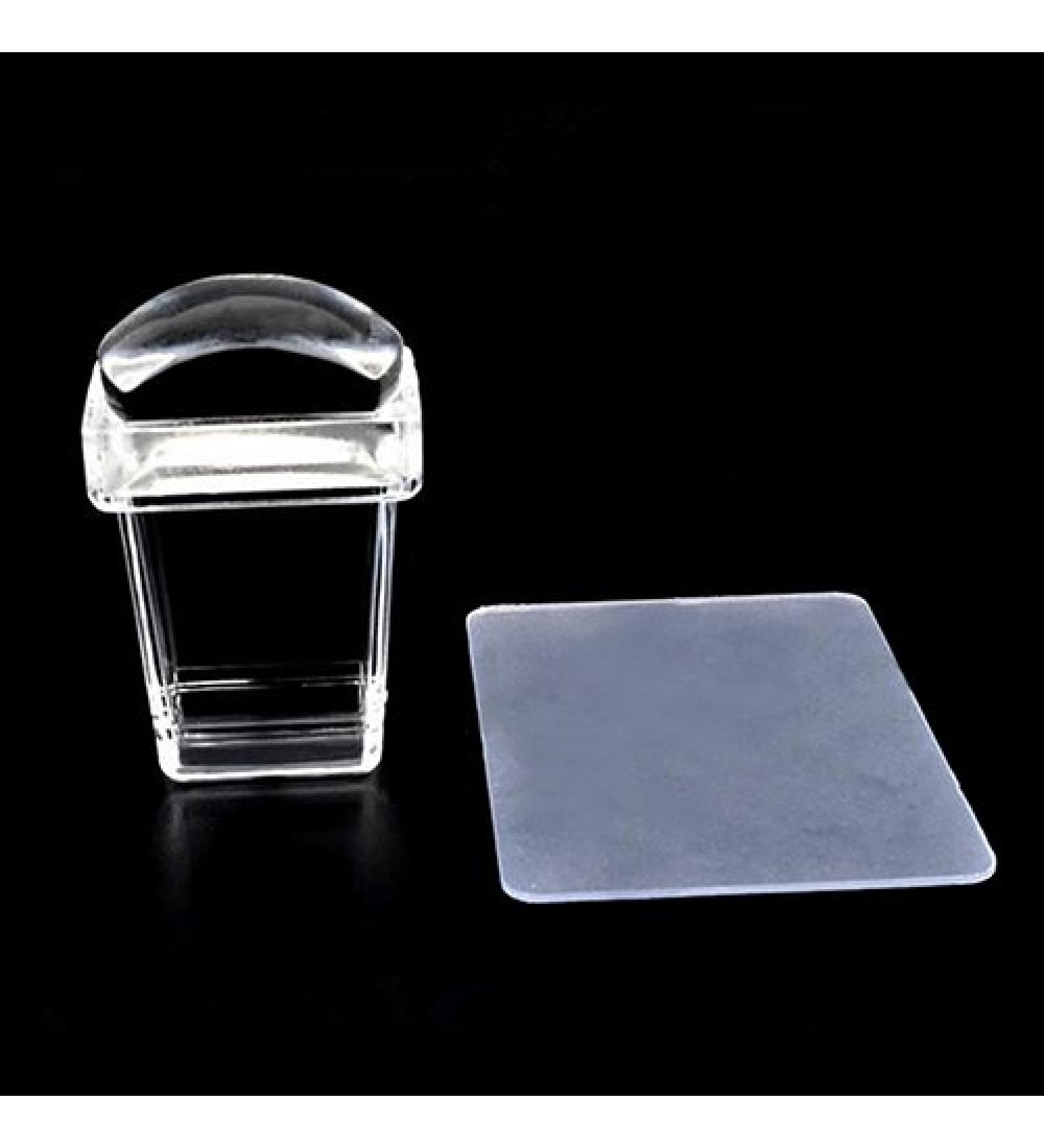 Bodhi2000 Nail Stamp Set - Transparent Silicone 2 Pieces for Perfect Nail Art | International Shipping - Buy Online on GoSupps.com