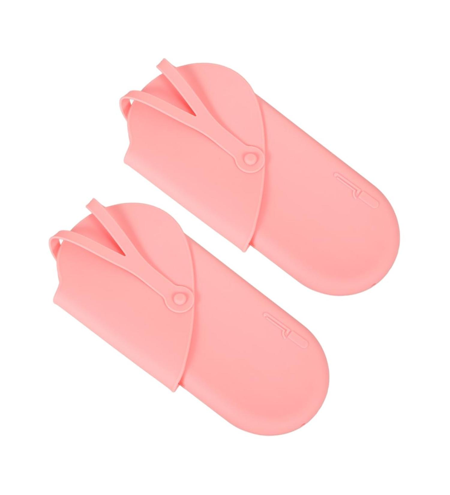 PLAFOPE 2pcs Curling Iron Storage Bag Hair Rollers Curling Wand Hair Straightner Pink 29.50X13.50X2.00CM Pink - Buy Online on GoSupps.com