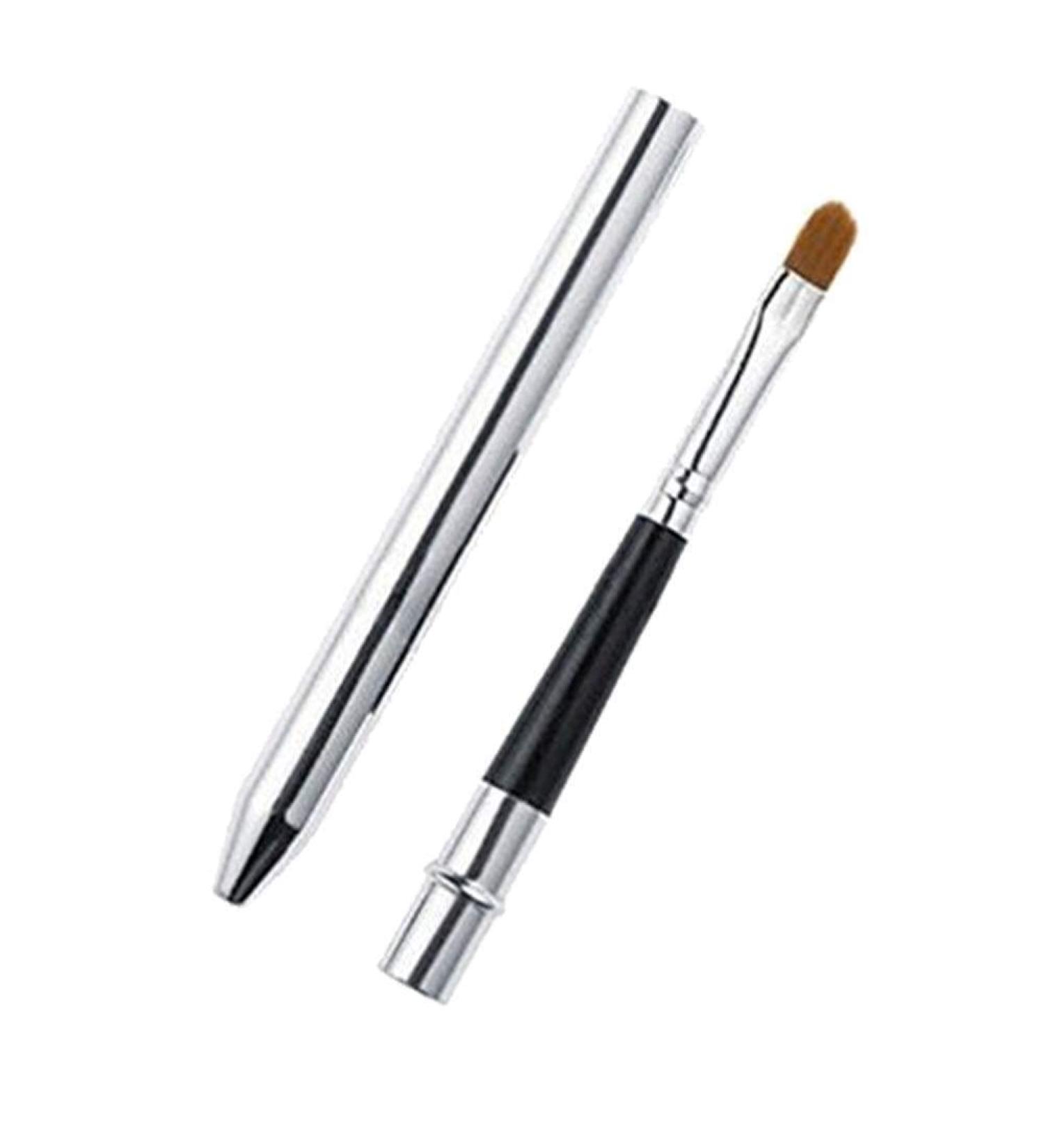 1Pcs Professional Make Up Tool Portable Retractable Cosmetic Lipstick Gloss Lip Brush