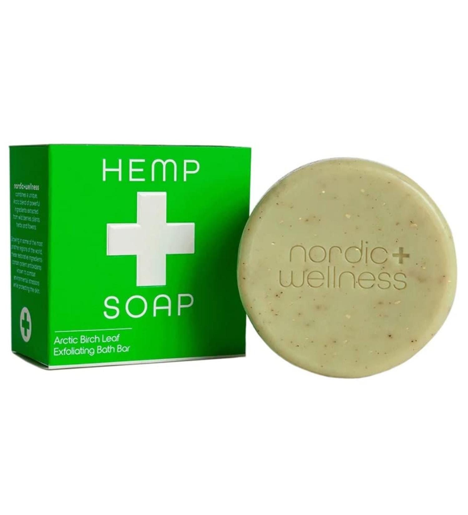 Kalastyle Nordic+Wellness Hemp Soap - Artic Birch Leaf Exfoliating Bath Bar | 4 oz Natural Skincare - Buy Online on GoSupps.com