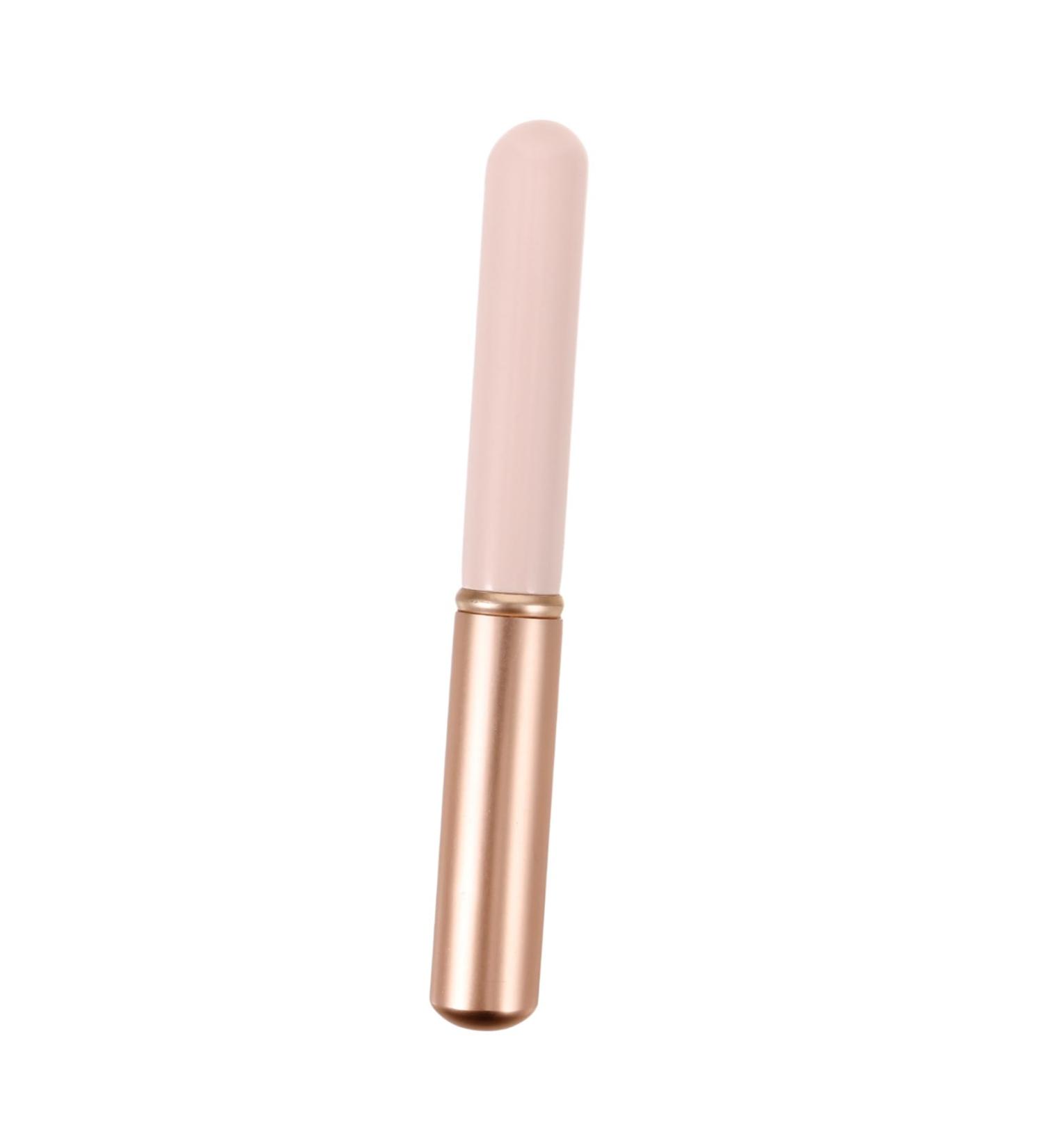 Lip Blending Brush Makeup Brush for Lip Gloss & Lipstick Application Lipstick Applicator Lip Gloss Brush Lip Mask Brush Lip Makeup Lip Balm Aluminum Tube Pink Round Head - Buy Online on GoSupps.com