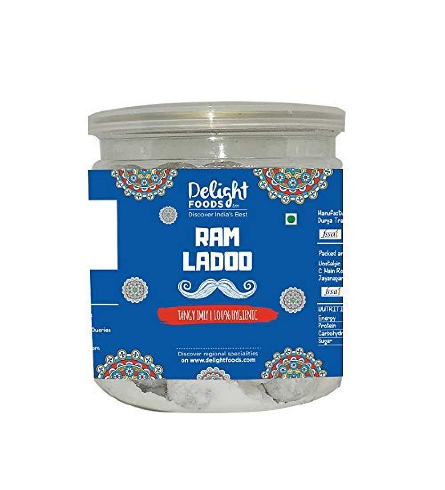 Delight Foods Traditional Churans - Premium Quality - Hygienically Packed (Ram Laddo 300G)_Packing May Vary