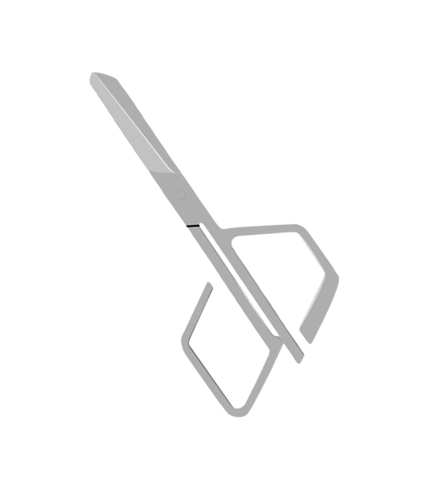 Professional Nose Hair & Eyebrow Scissors | Vibrissac Trimmer - 9.7x4.6cm Silver for Precision Grooming | International Shipping Available - Buy Online on GoSupps.com