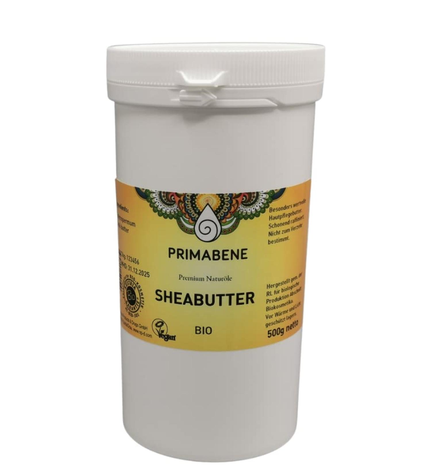 Buy Primabene Organic Shea Butter 500g - Pure & Natural Skin Care for All | International Shipping Available - Buy Online on GoSupps.com