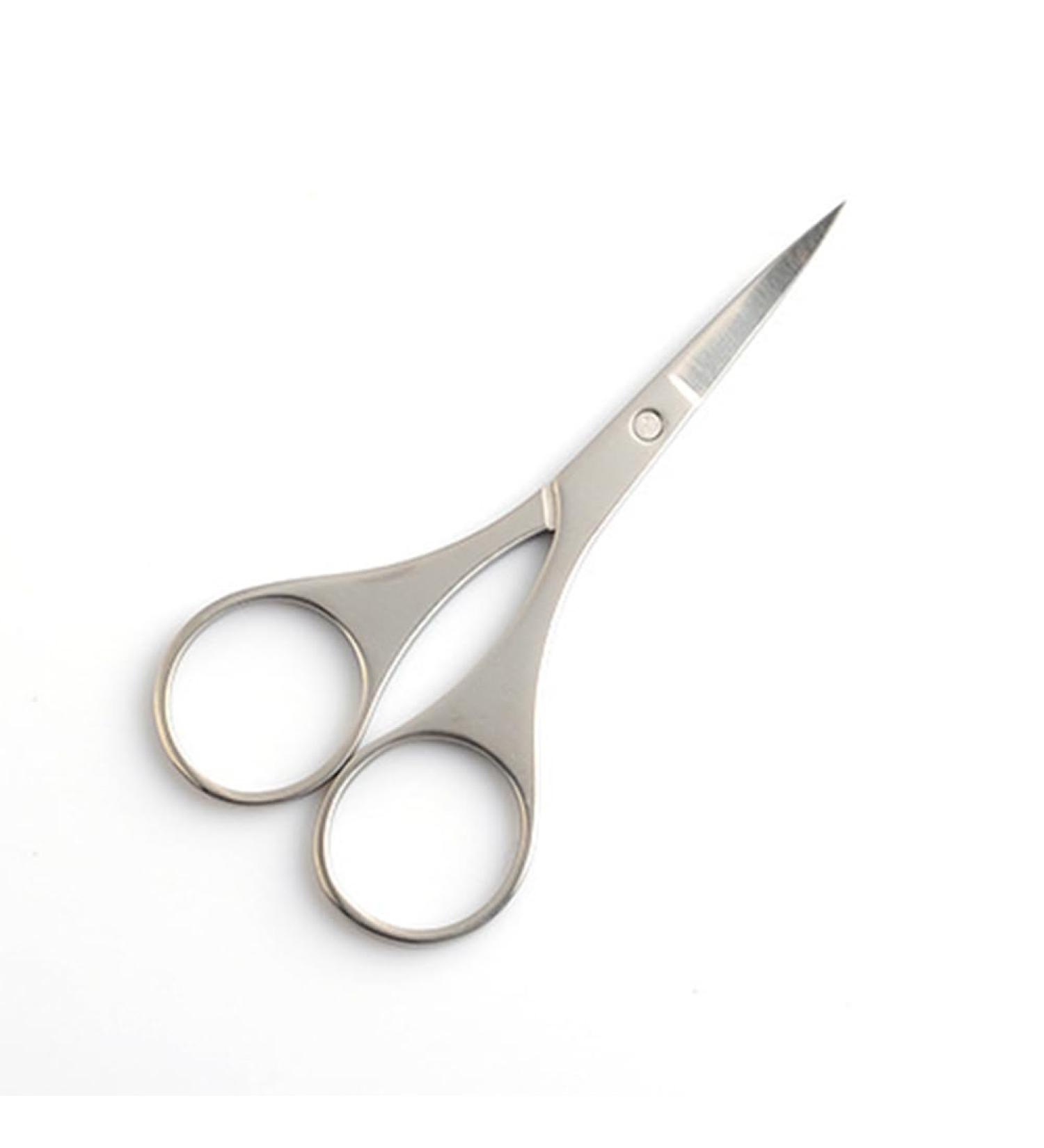 FRCOLOR Facial Hair Grooming Scissors Small Precision Scissors for Men & Women | Perfect for Hair Eyelashes Nose Eyebrow & Mustache Trimming - Buy Online on GoSupps.com