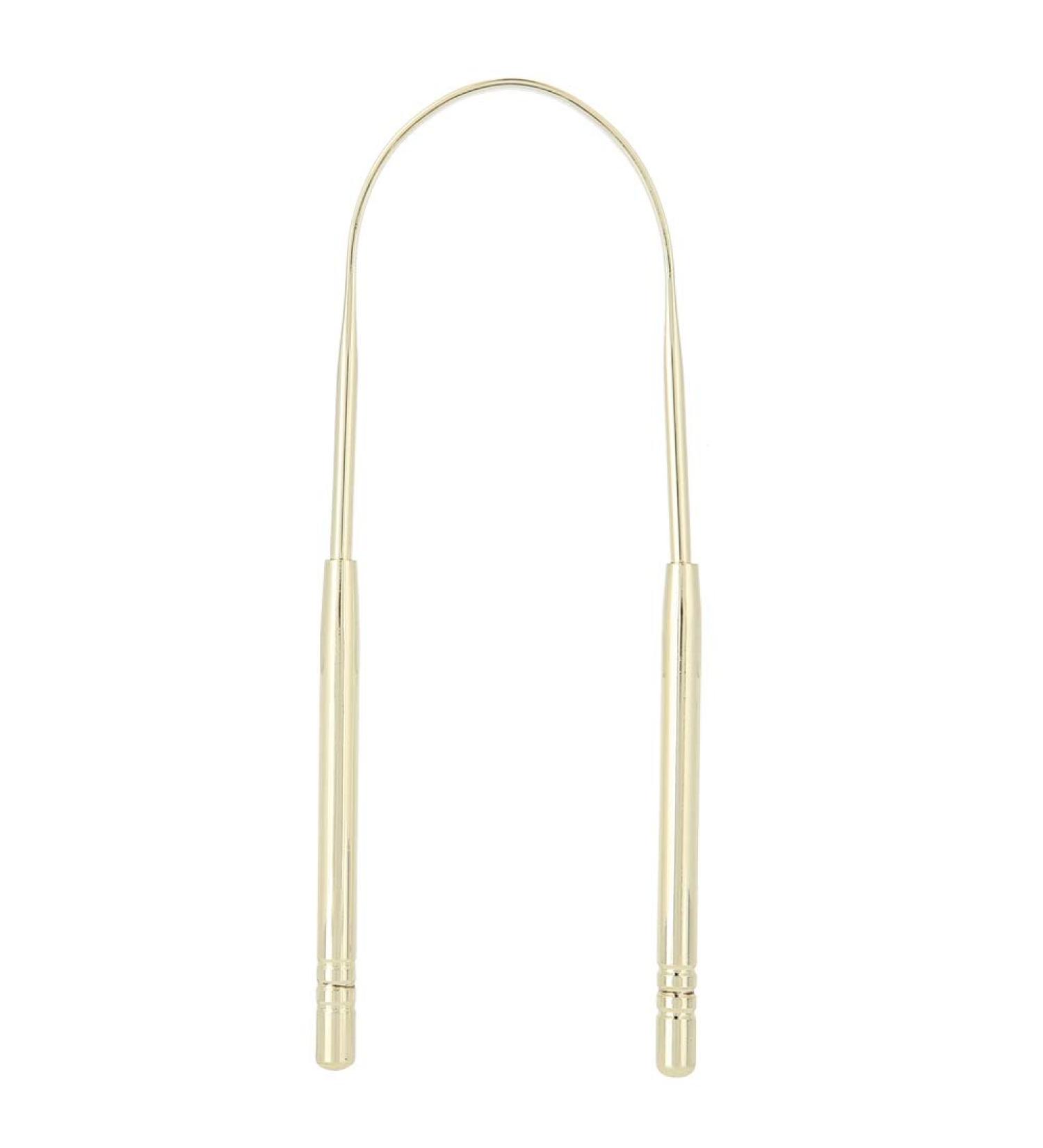 Donfafecuer Metal Tongue Scraper for Adults - Reduce Bad Breath & Refresh Your Mouth | Top-Rated Robust Tongue Cleaner - Buy Online on GoSupps.com