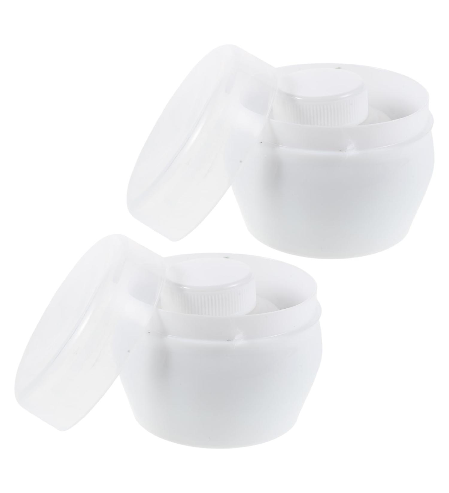 SAFIGLE Lot de 2 Bo tes Poudre Blanche avec Houppette Douce pour B b Distributeur de Poudre Compact et L ger tui de Voyage Pratique pour Soin Corporel et Hygi ne Infantile - Buy Online on GoSupps.com