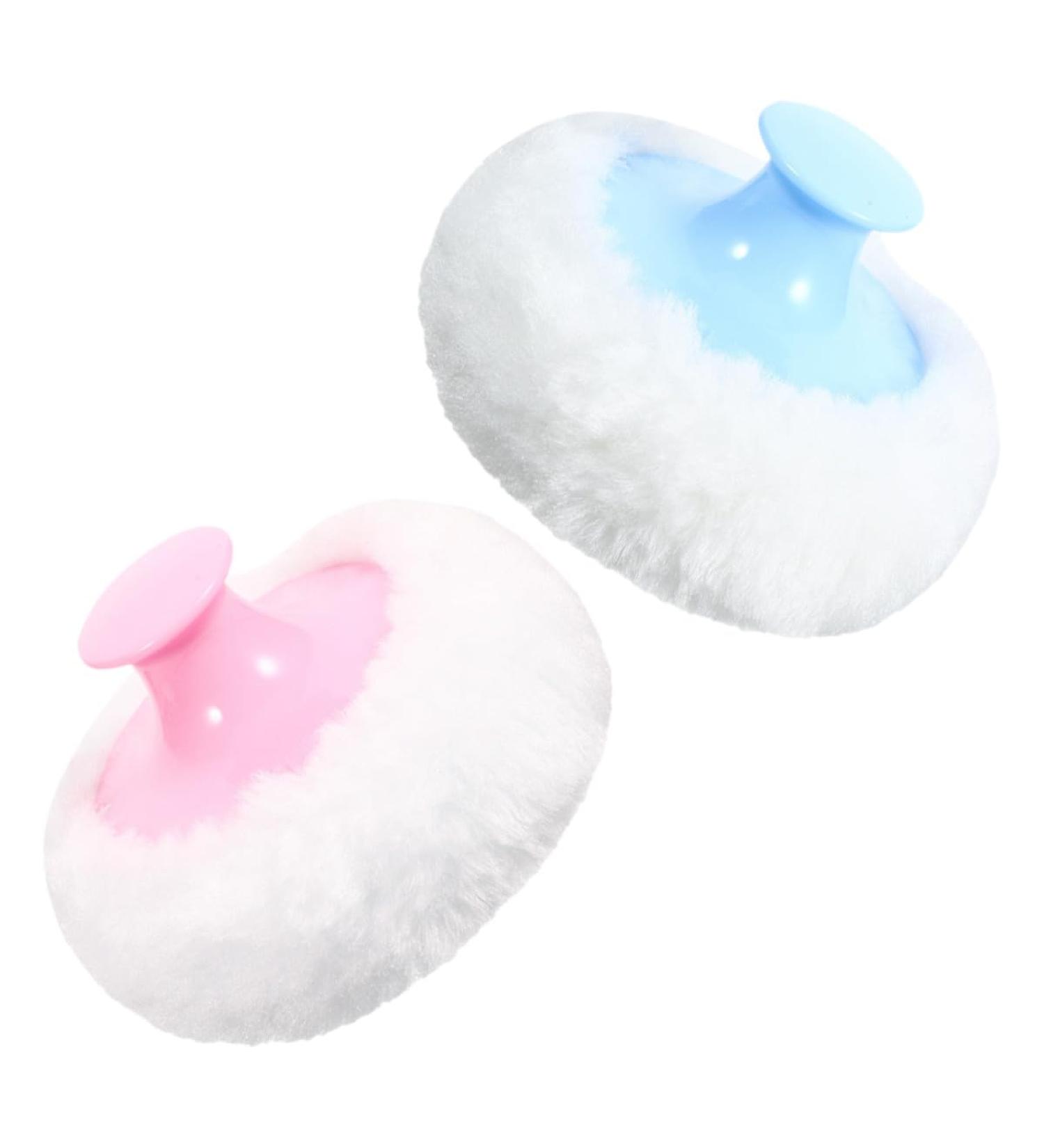 VICASKY Houppettes Poudre B b 8 Cm Douces et Moelleuses Applicateur Poudre R utilisable en Peluche pour Soin Corps Visage B b Usage Quotidien Voyage Lot de 2 Couleurs Bleu Clair - Buy Online on GoSupps.com