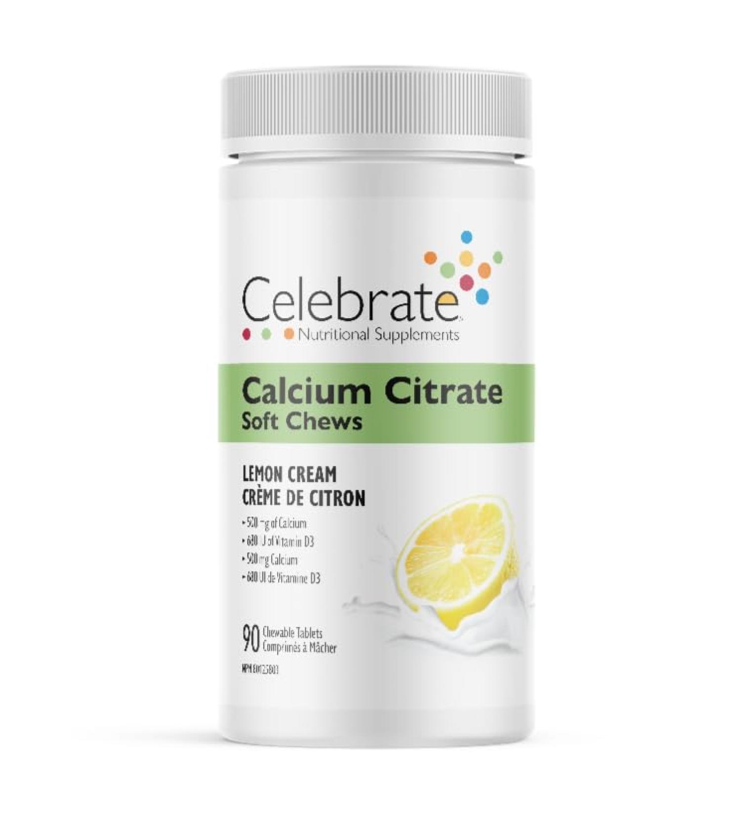 Celebrate Calcium Citrate Lemon Cream