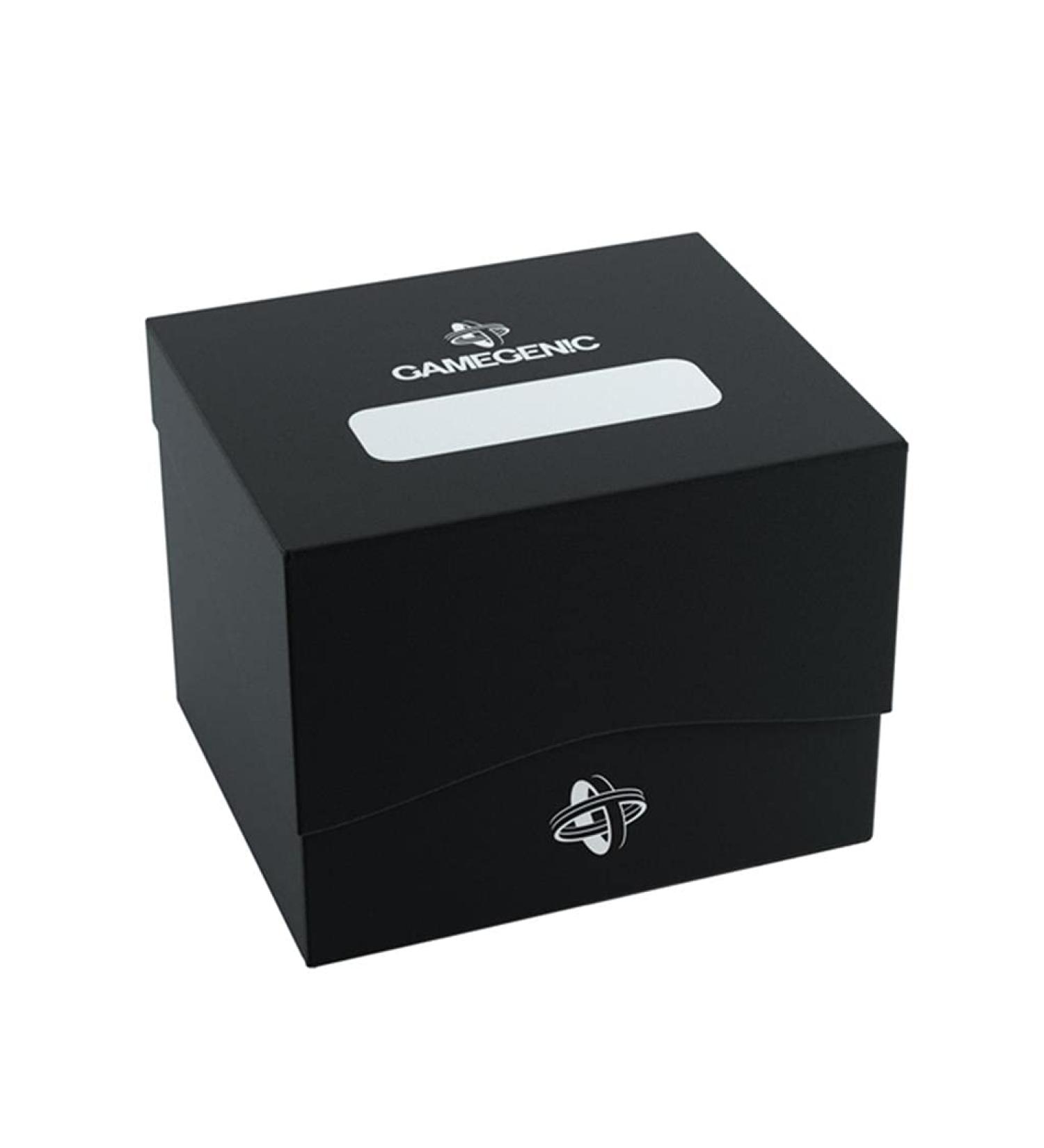 Gamegenic Side Holder 100+ XL Casual Deck Box | Double-Sleeved Card Storage with Flex Card Divider | Premium Card Protector | Black Color - Buy Online on GoSupps.com