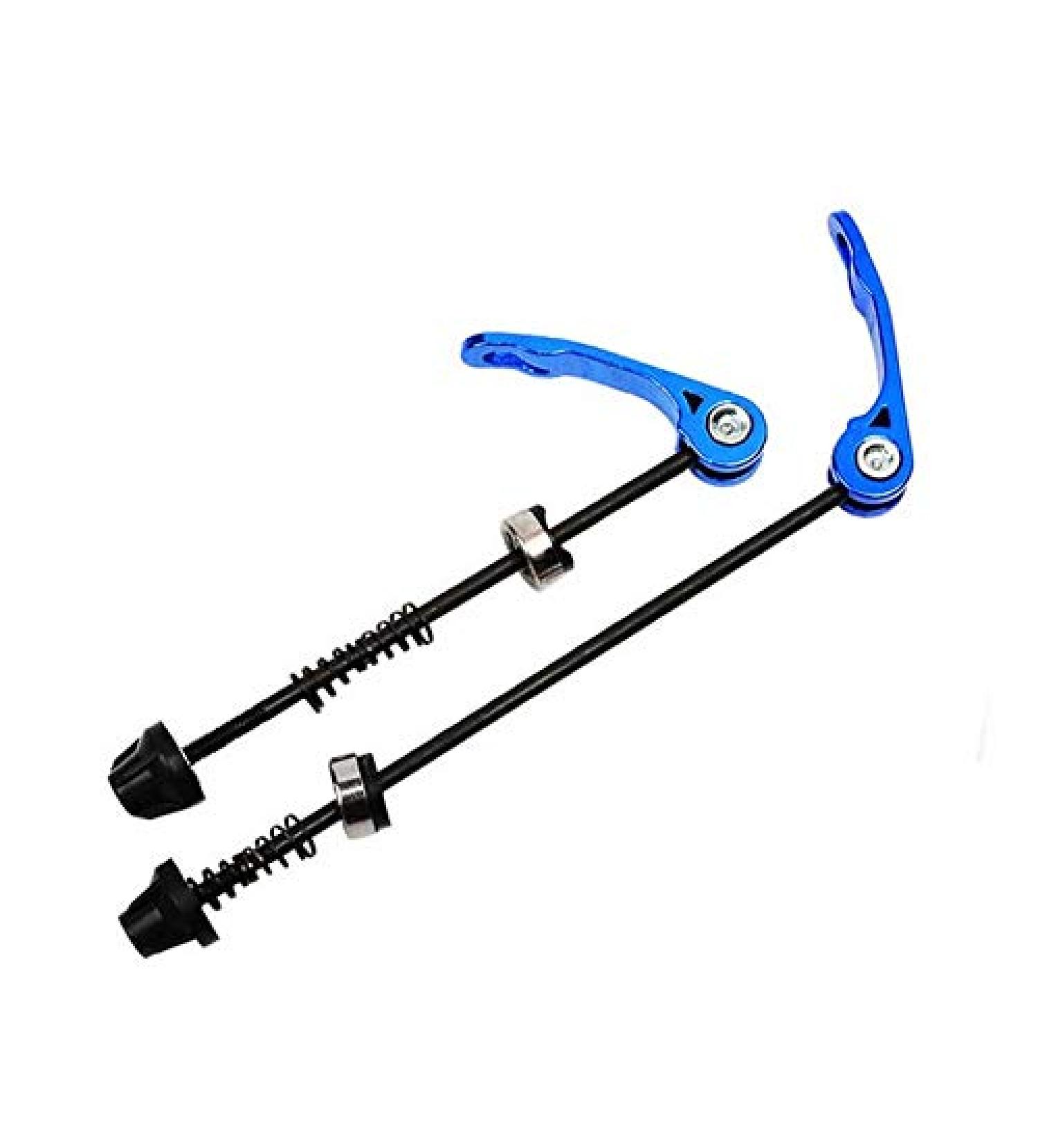 Free-fly MTB Quick Release Bicycle Skewer Set - Front and Rear Mountain Bike Skewers in Blue - Buy Online on GoSupps.com
