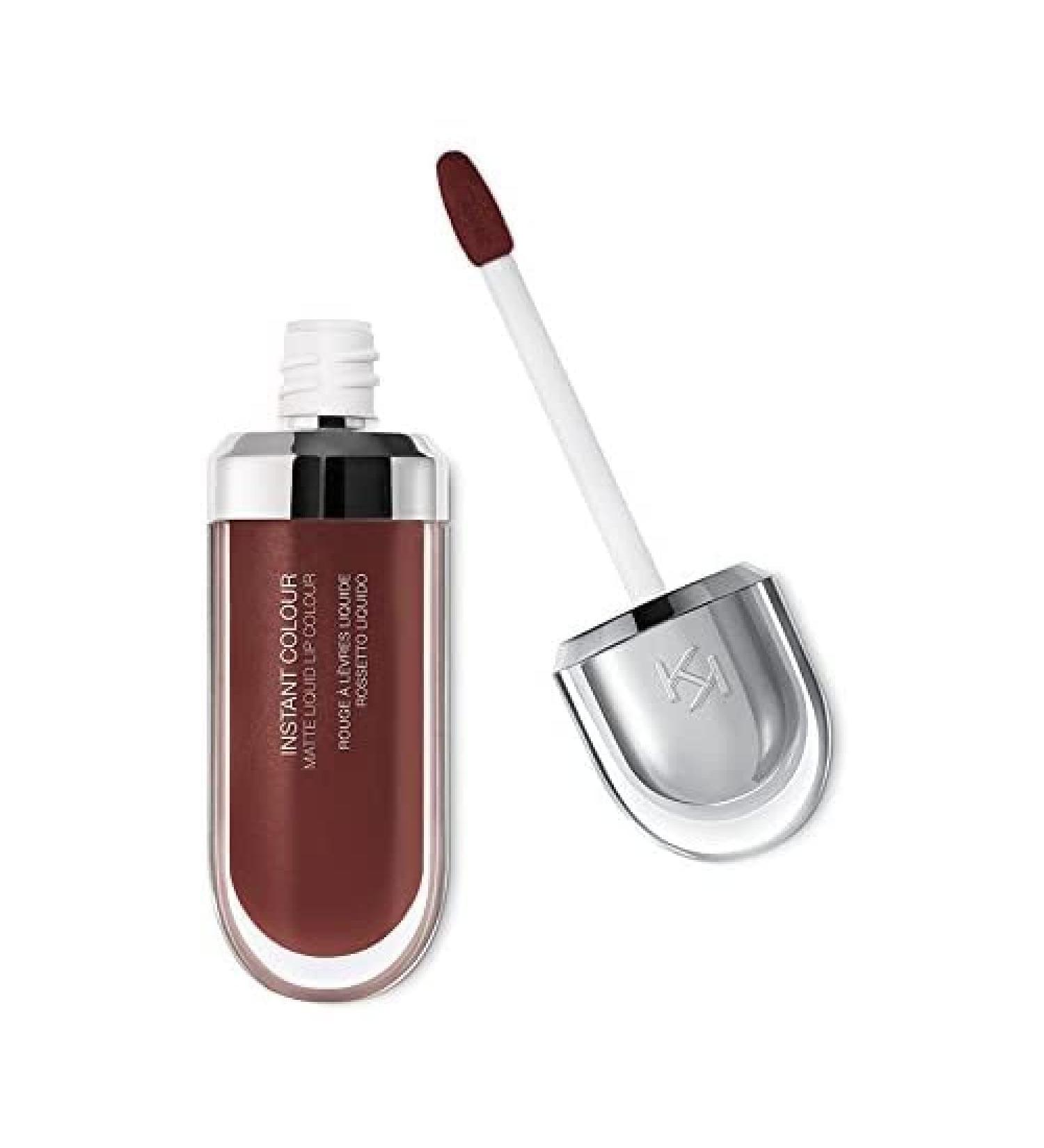 Kiko MILANO - Instant Lip Color Liquid Lipstick Matte | Long Lasting Lipstick With Extreme Matte Finish | Cruelty Free Makeup | Professional Makeup Lipstick | Made in Italy (04) Burgundy