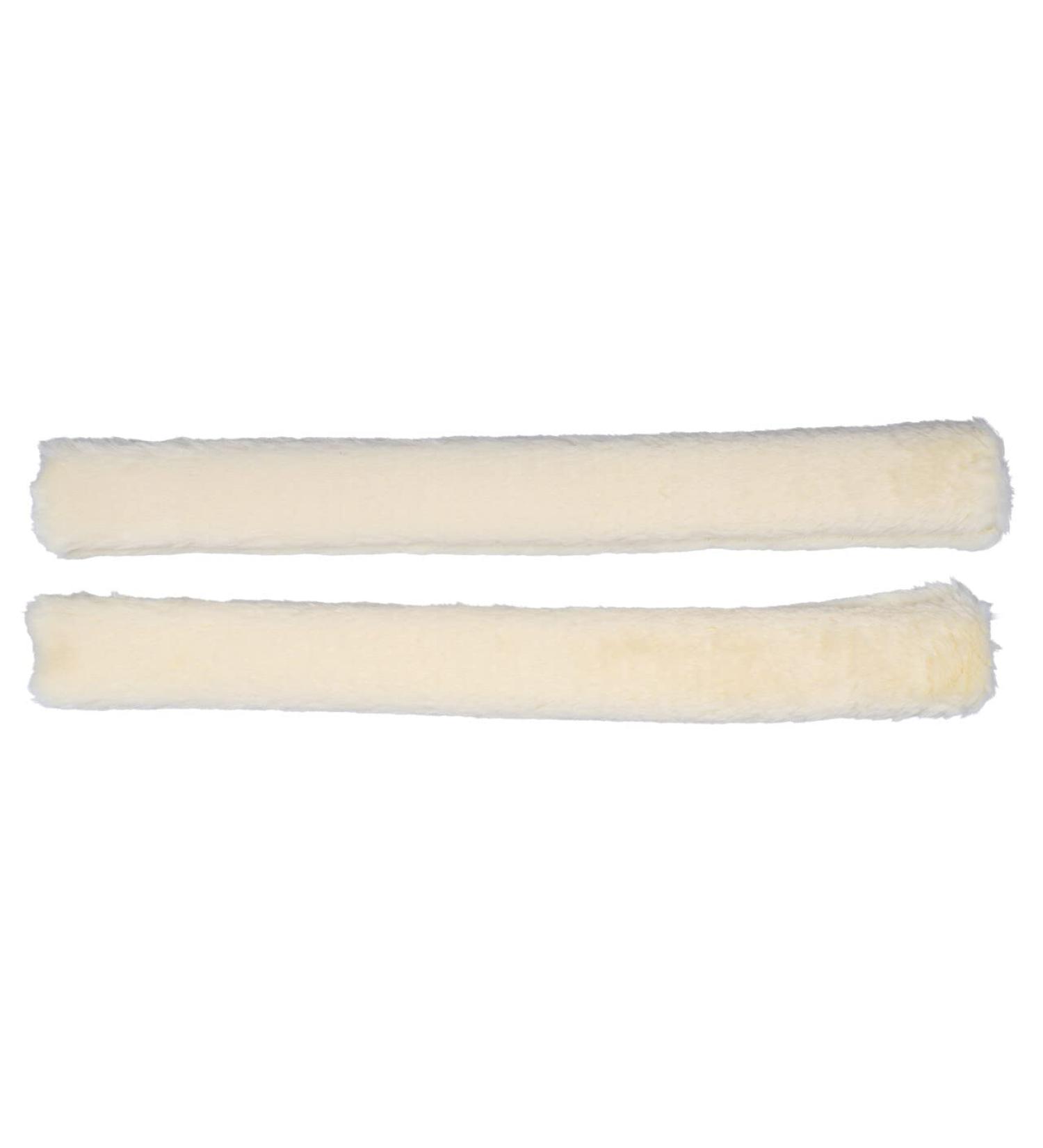 QHP rein protector faux fur with velcro fastening (45 cm cream) 45 cm cream