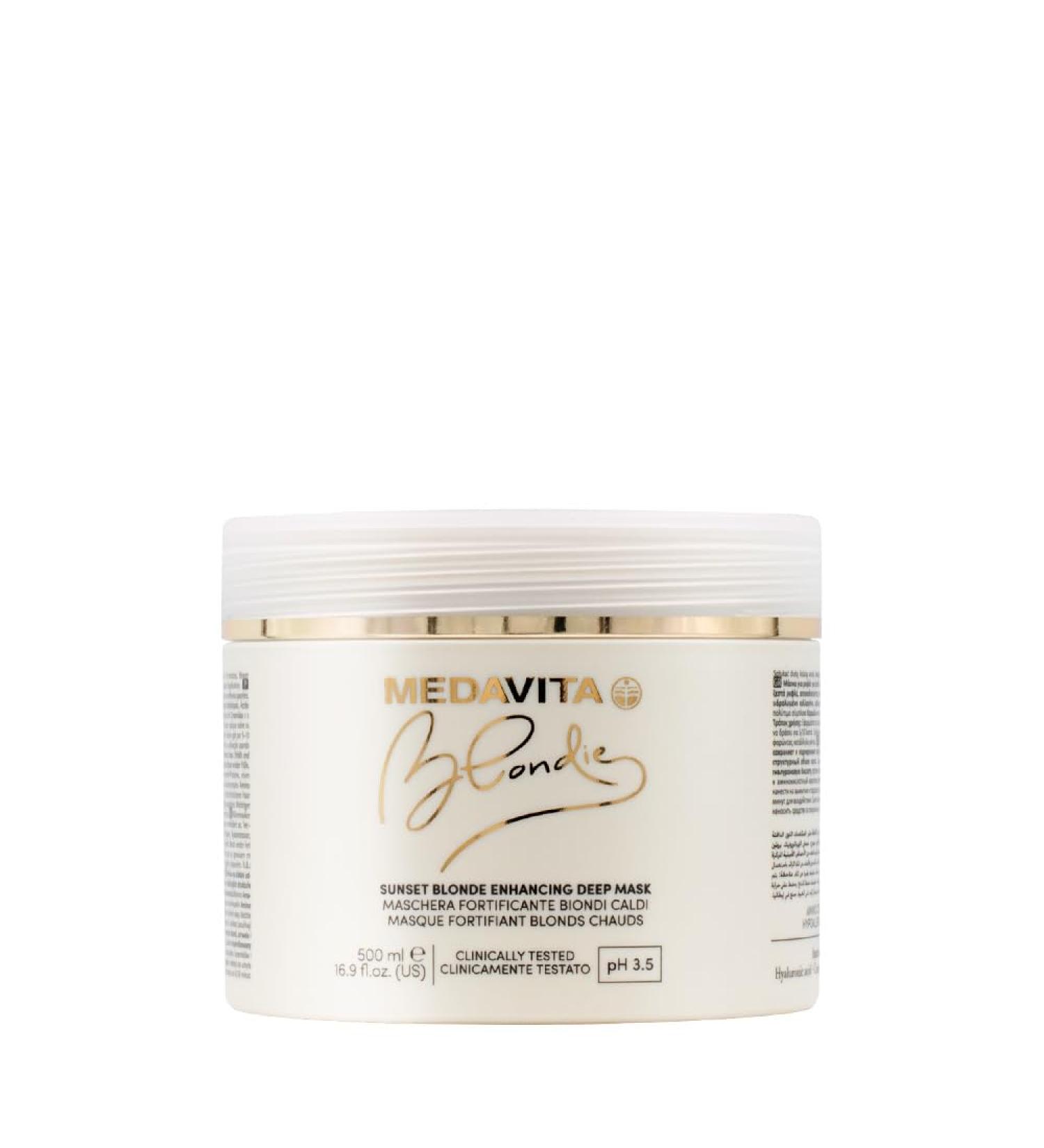 Medavita Blondie Sunset Blonde Enhancing Deep Mask 500 ml