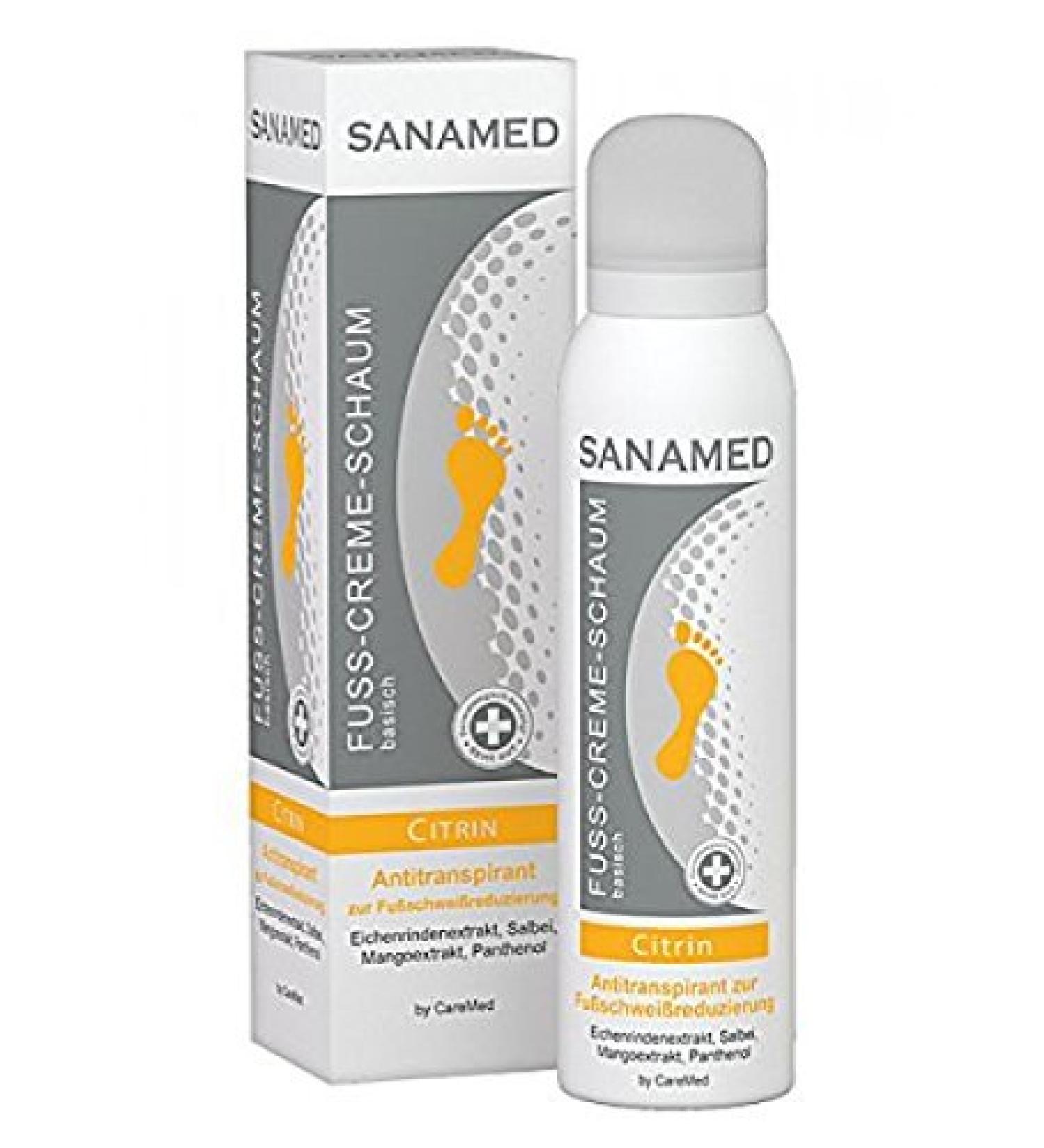 Sanamed foot cream foam "Citrin" 150 ml