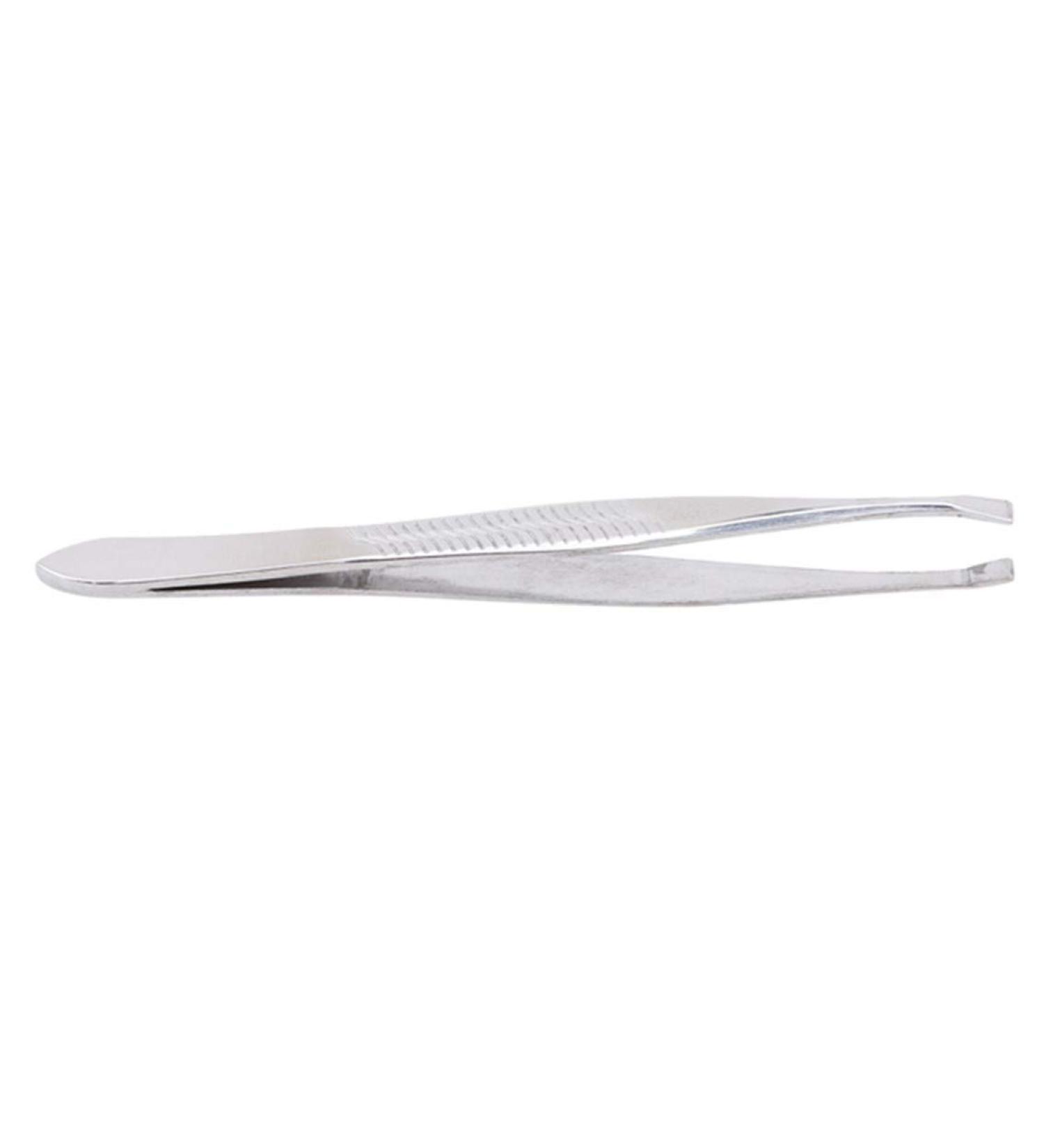 Stainless Steel Eyebrow Tweezers - Hair Removal & Eyebrow Care Tool | Creative & Useful Makeup Accessory - Buy Online on GoSupps.com