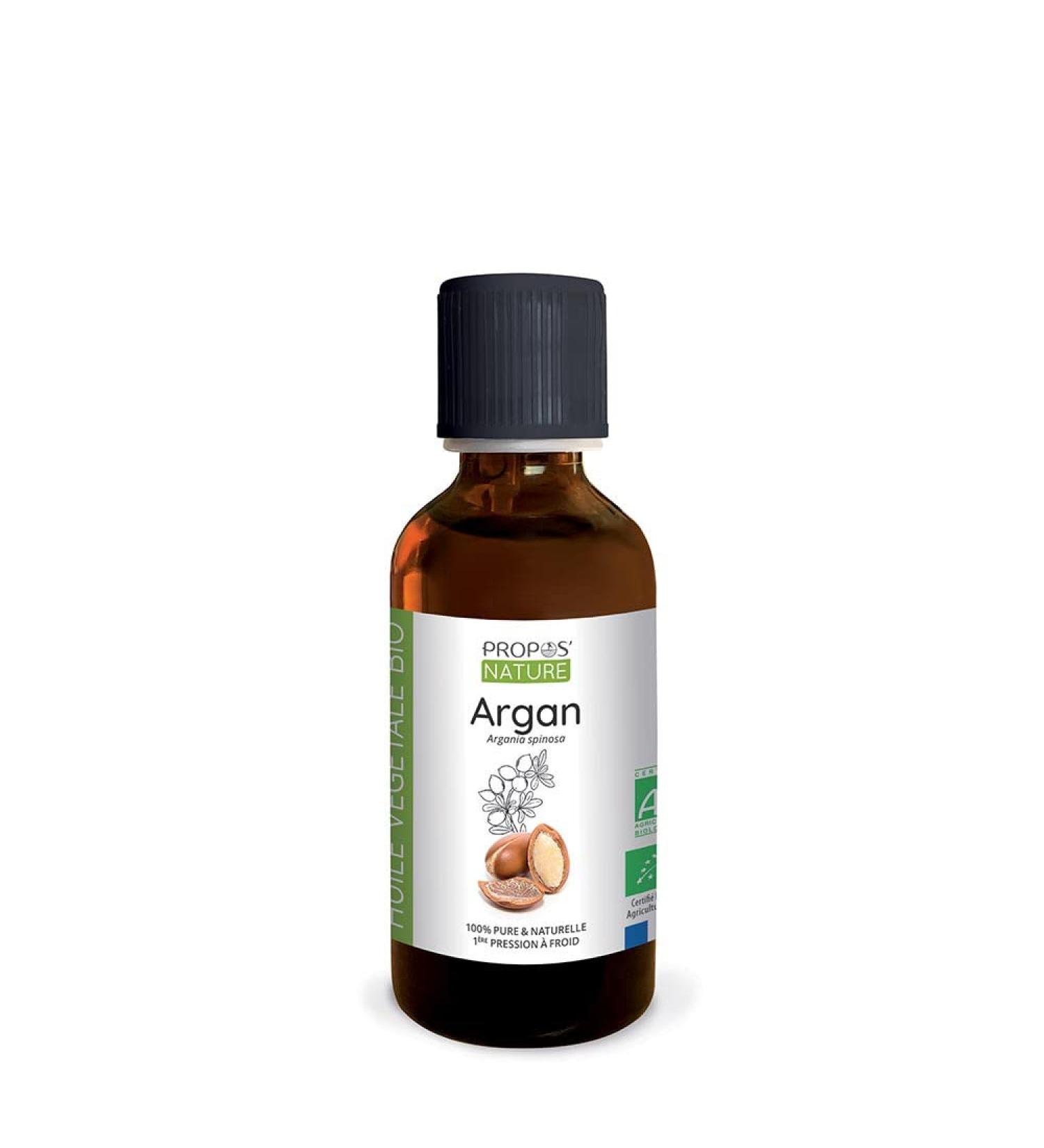 Organic Argan Oil 100% Pure and Natural 50 ml PROPOS'NATURE - Buy Online on GoSupps.com