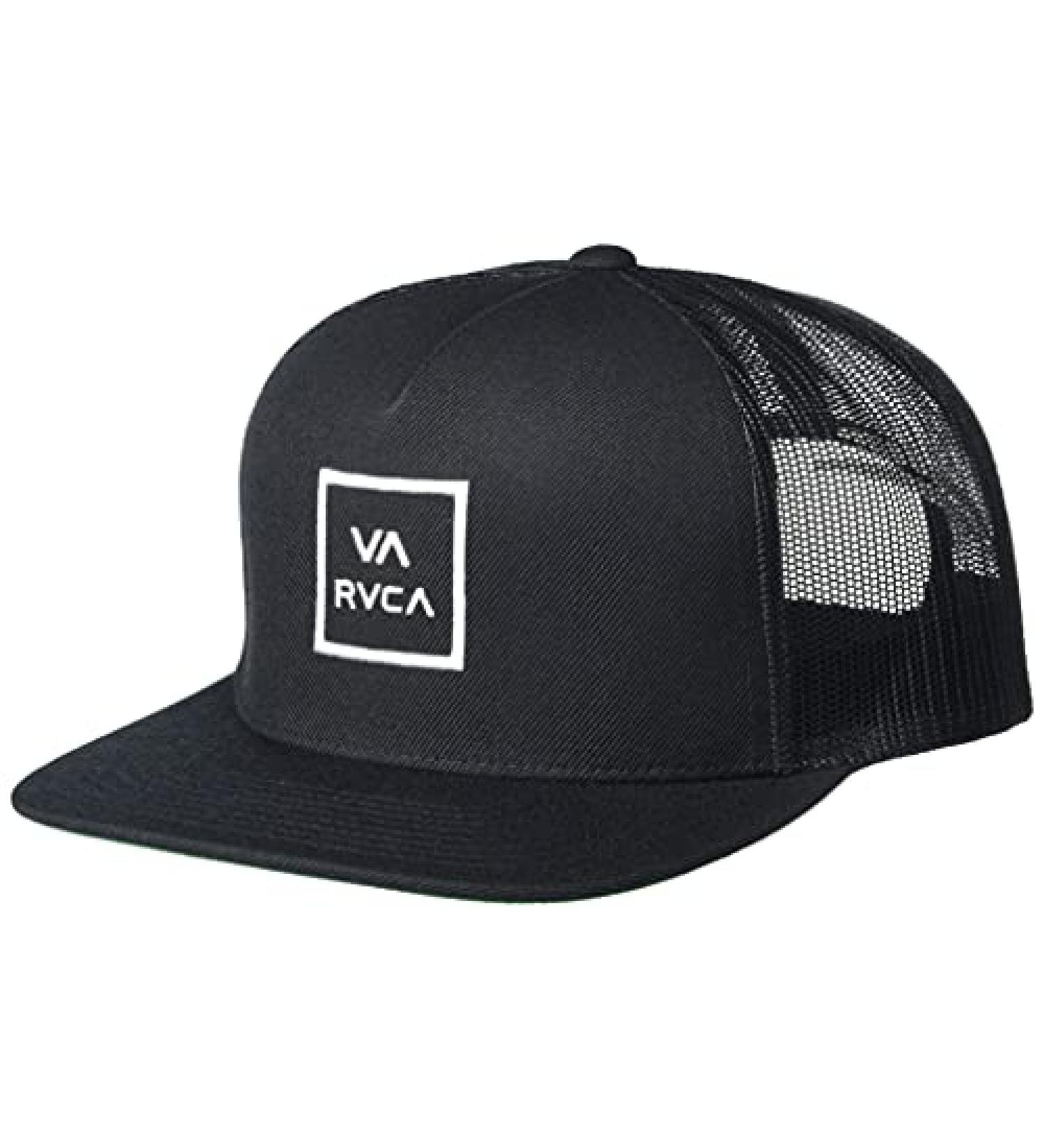 RVCA Men's Adjustable Snapback Trucker Hat - One Size, Black - Buy Online on GoSupps.com